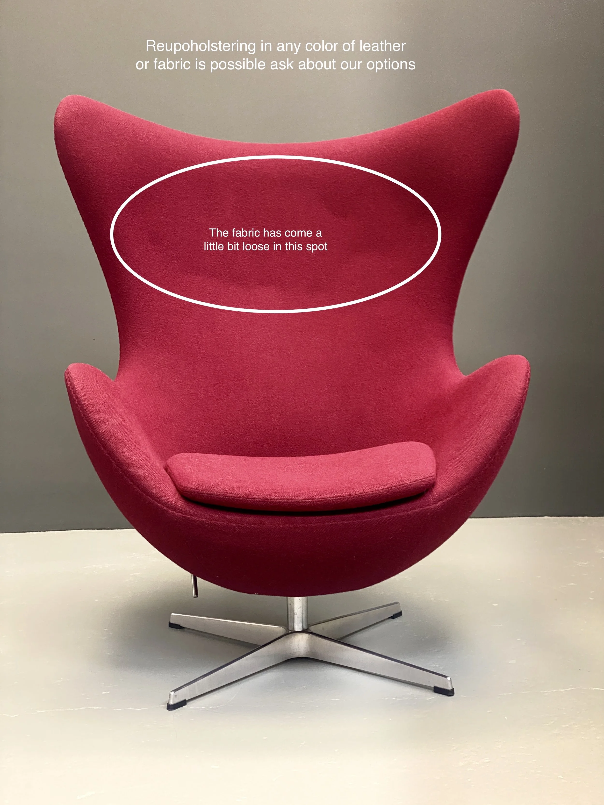 Arne Jacobsen Egg Chair for Fritz Hansen foto 8