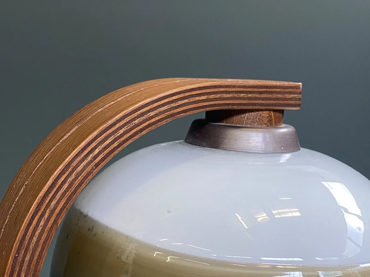 Temde Leuchten Double Pendant Lamp, 1970s foto 7