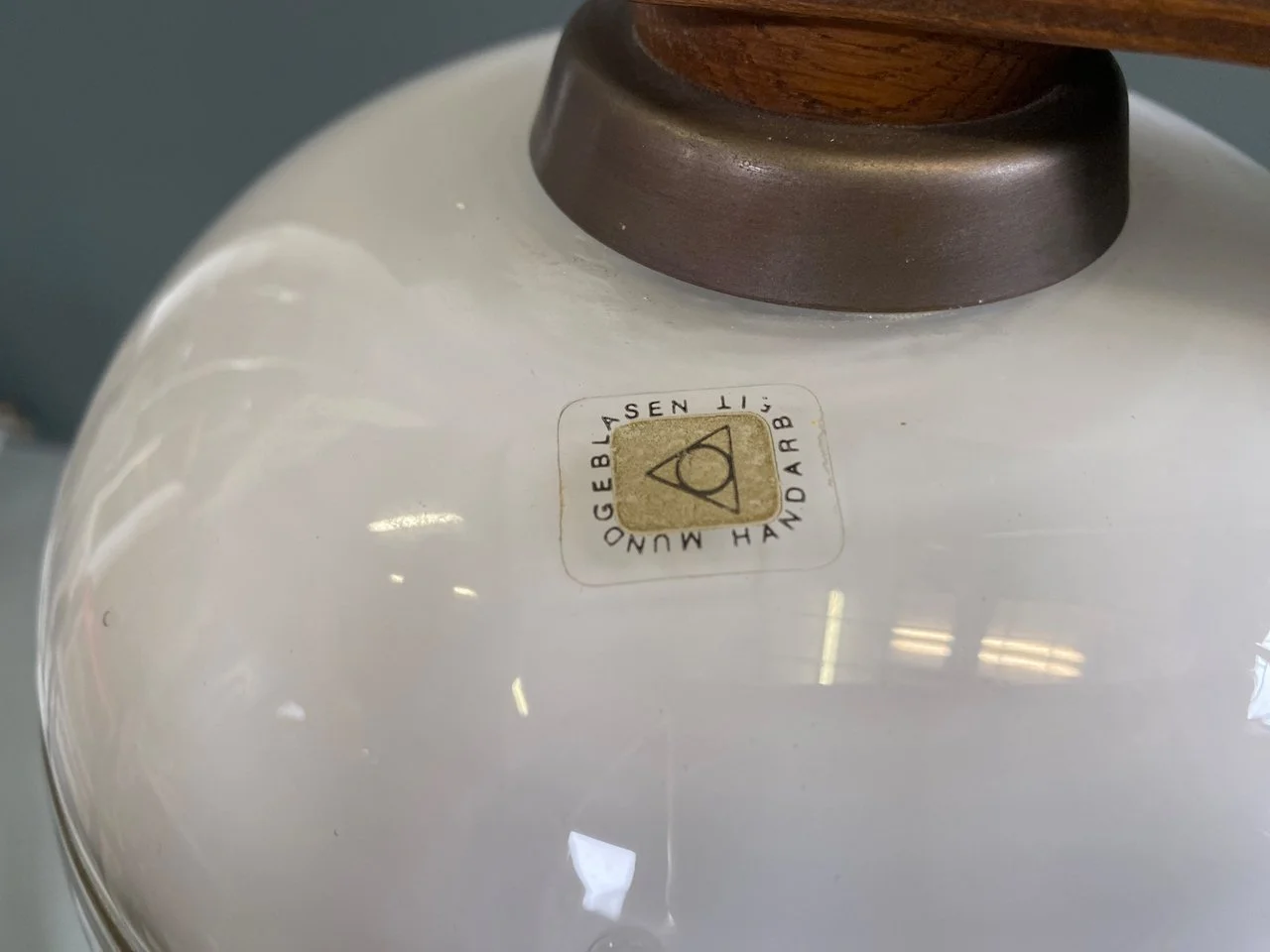 Temde Leuchten Double Pendant Lamp, 1970s foto 10