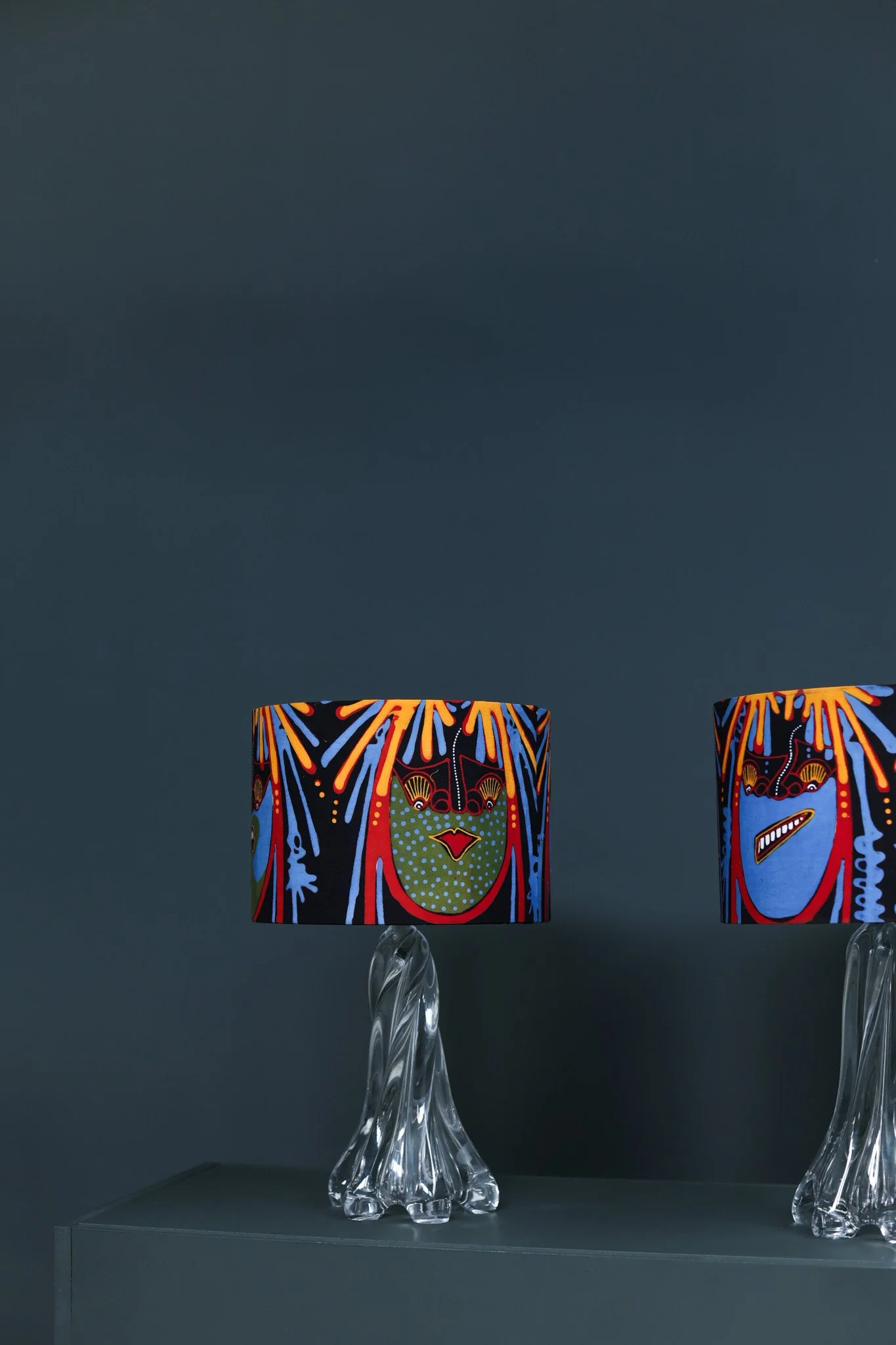 Arte Vannes Crystal Table Lamps, Set of Two, France 1970s foto 2