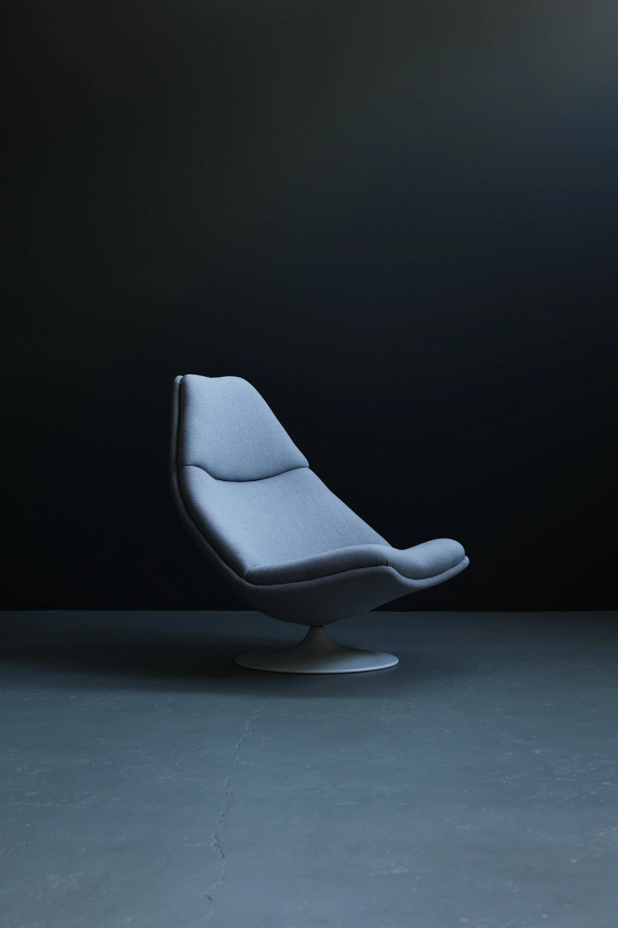 Geoffrey Harcourt F510 swivel chair for Artifort upholstered in Ploeg wool, 1960s