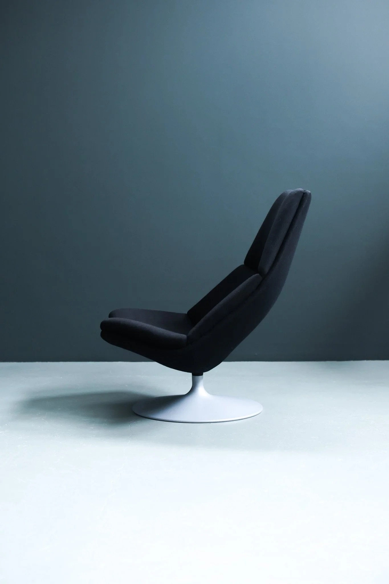 Geoffrey Harcourt F510 Swivel Chair for Artifort in Black Wool foto 8