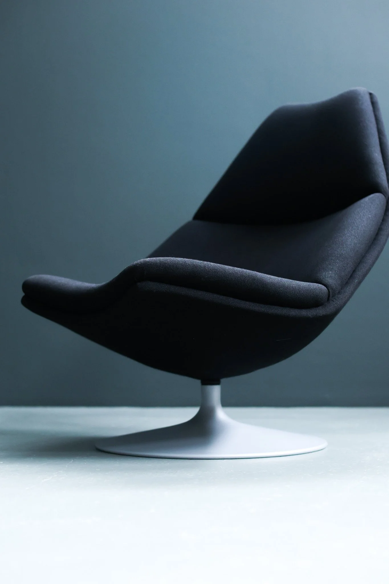 Geoffrey Harcourt F510 Swivel Chair for Artifort in Black Wool foto 9
