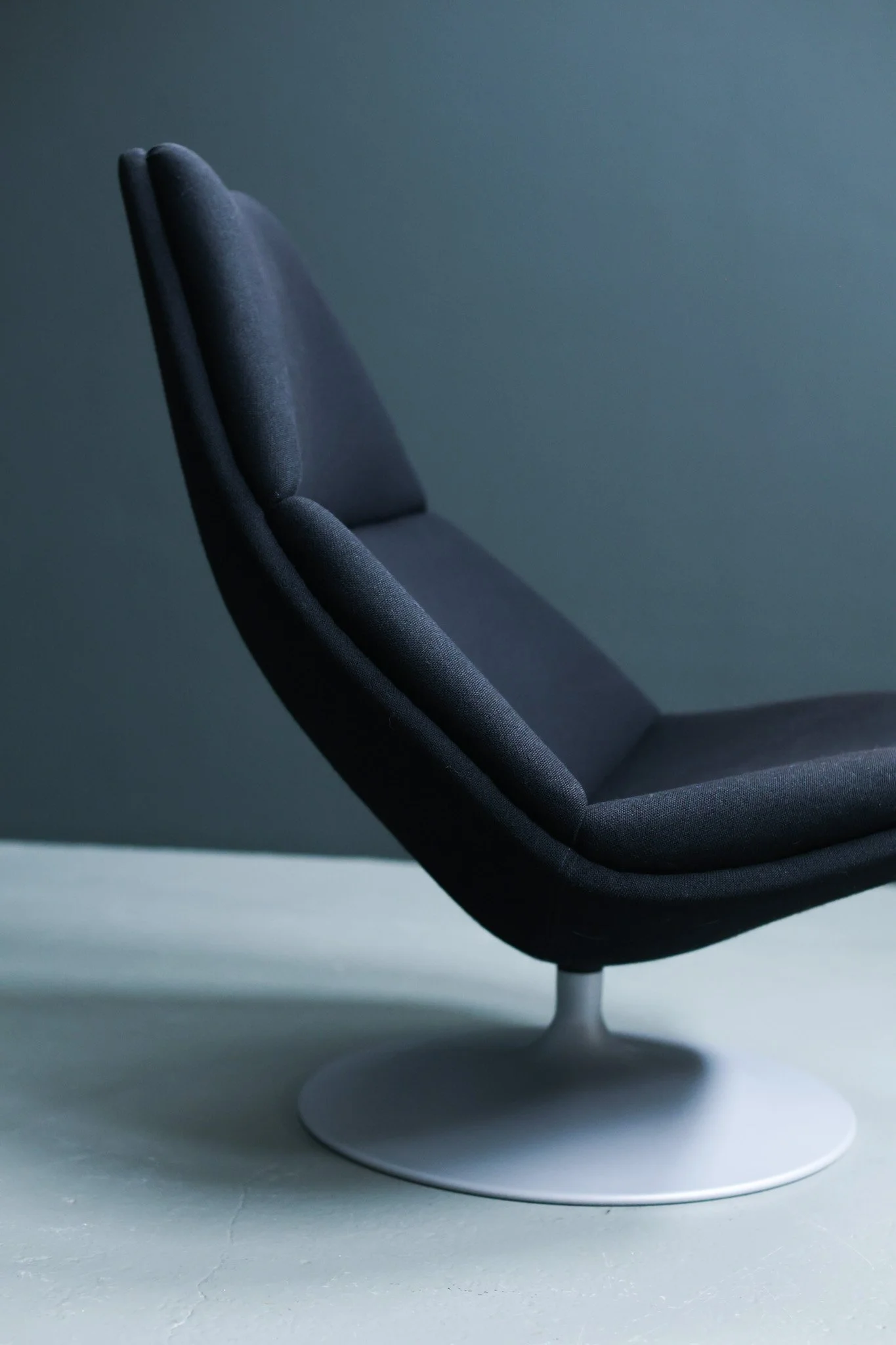 Geoffrey Harcourt F510 Swivel Chair for Artifort in Black Wool foto 10