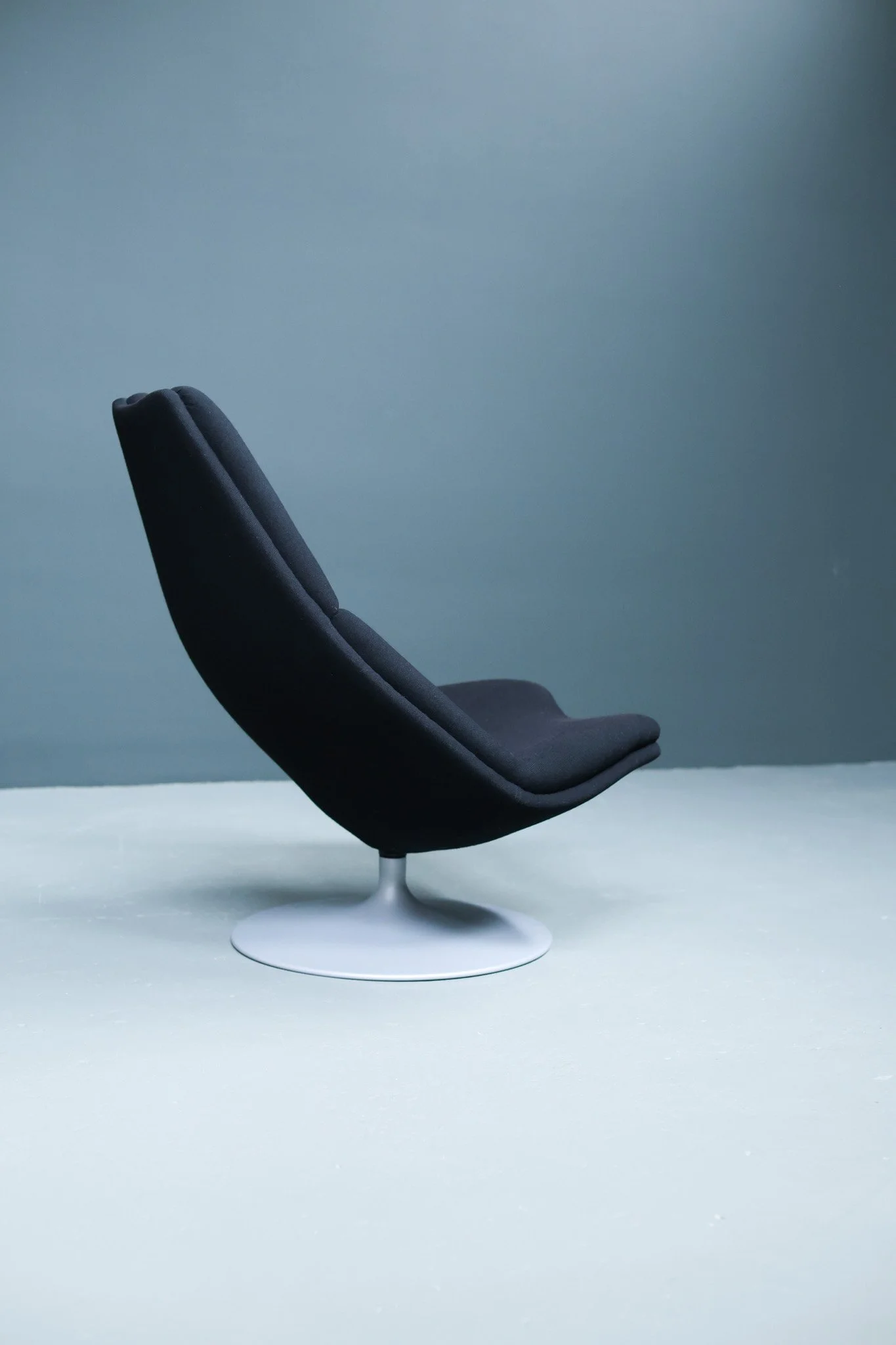Geoffrey Harcourt F510 Swivel Chair for Artifort in Black Wool foto 13