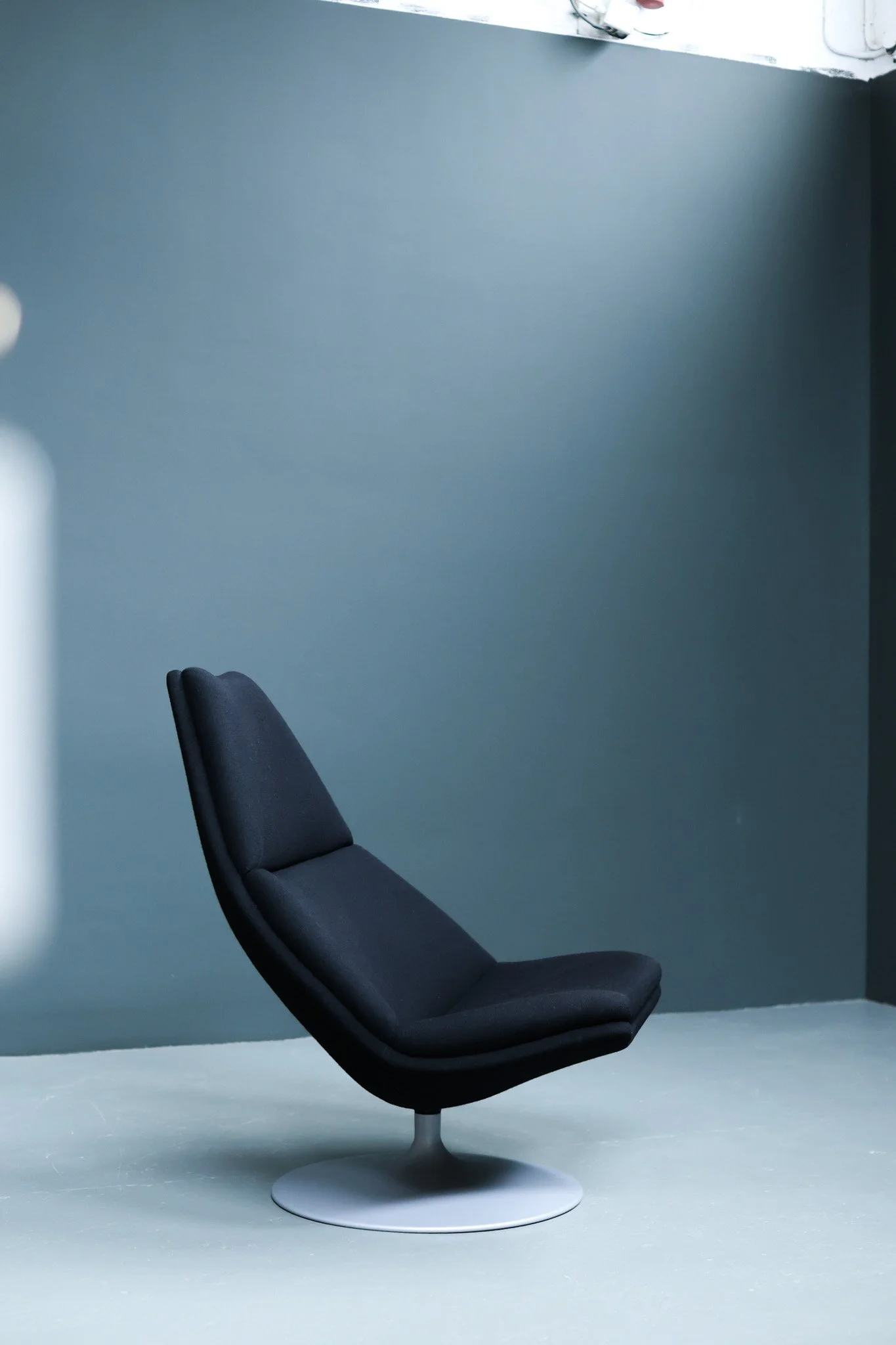 Geoffrey Harcourt F510 Swivel Chair for Artifort in Black Wool foto 15