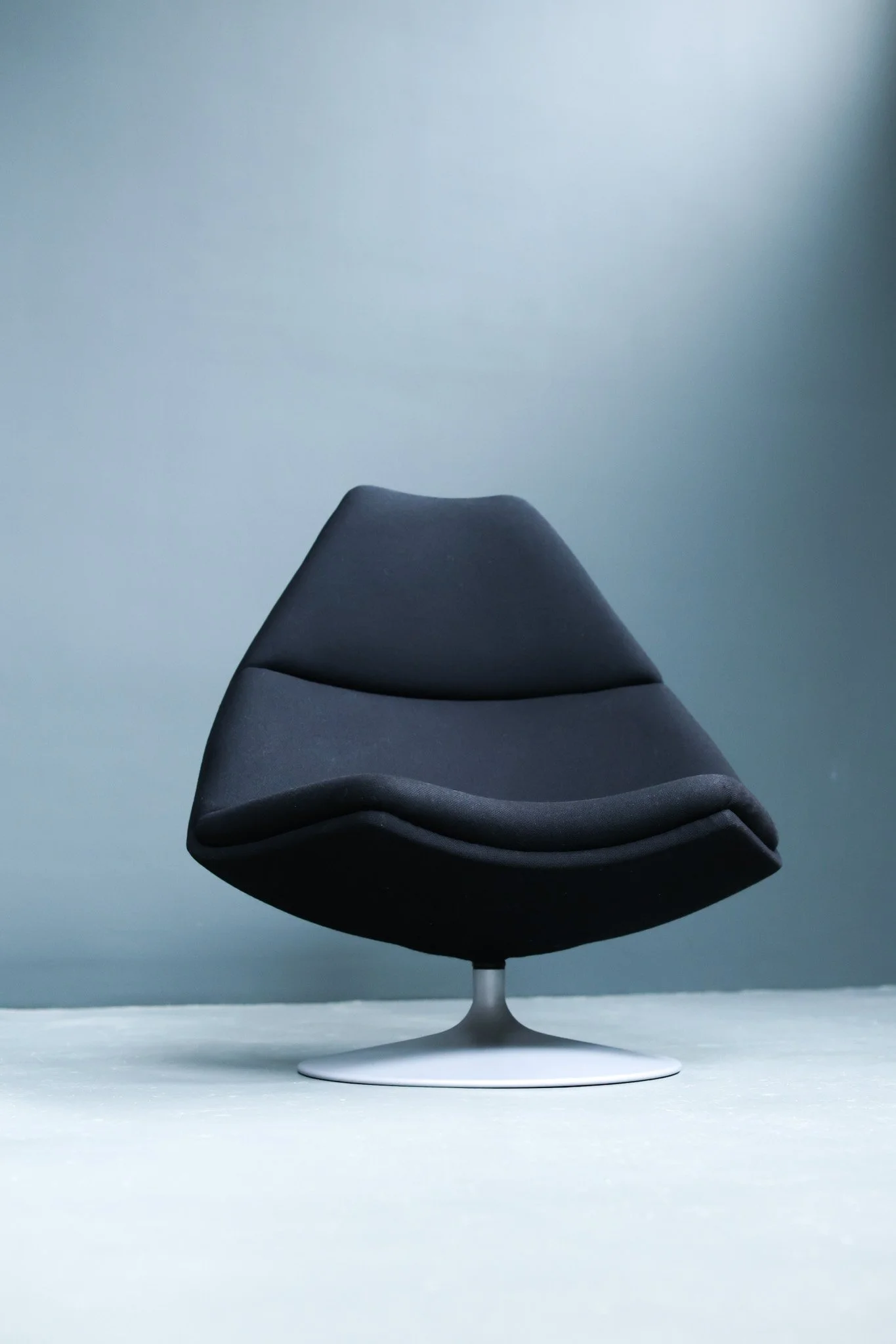 Geoffrey Harcourt F510 Swivel Chair for Artifort in Black Wool foto 16