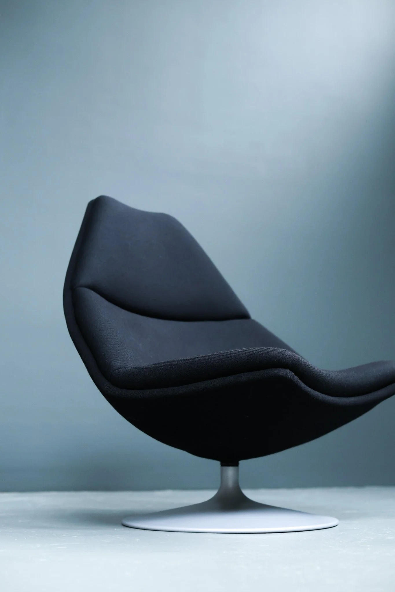 Geoffrey Harcourt F510 Swivel Chair for Artifort in Black Wool foto 17