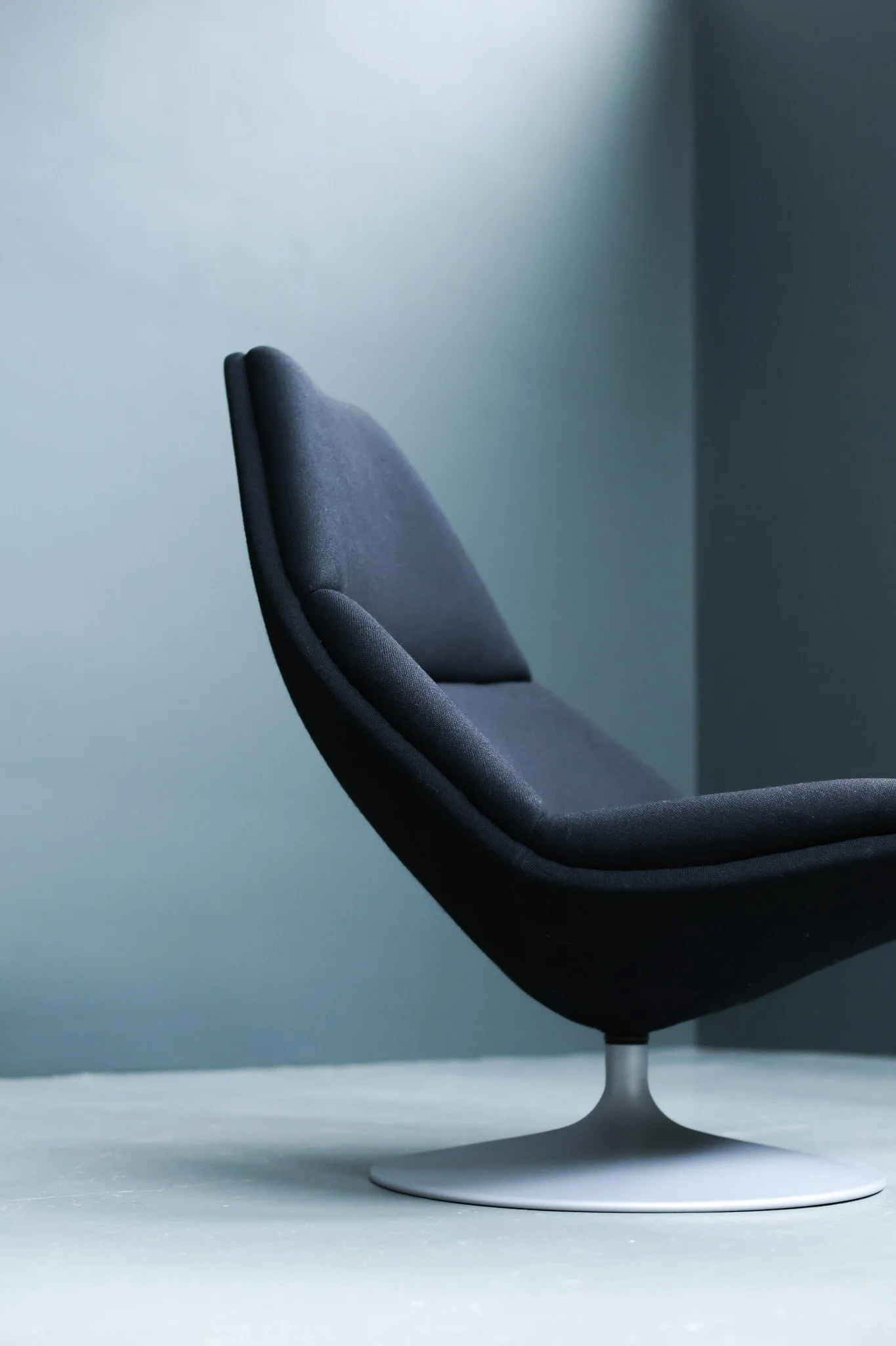 Geoffrey Harcourt F510 Swivel Chair for Artifort in Black Wool foto 18