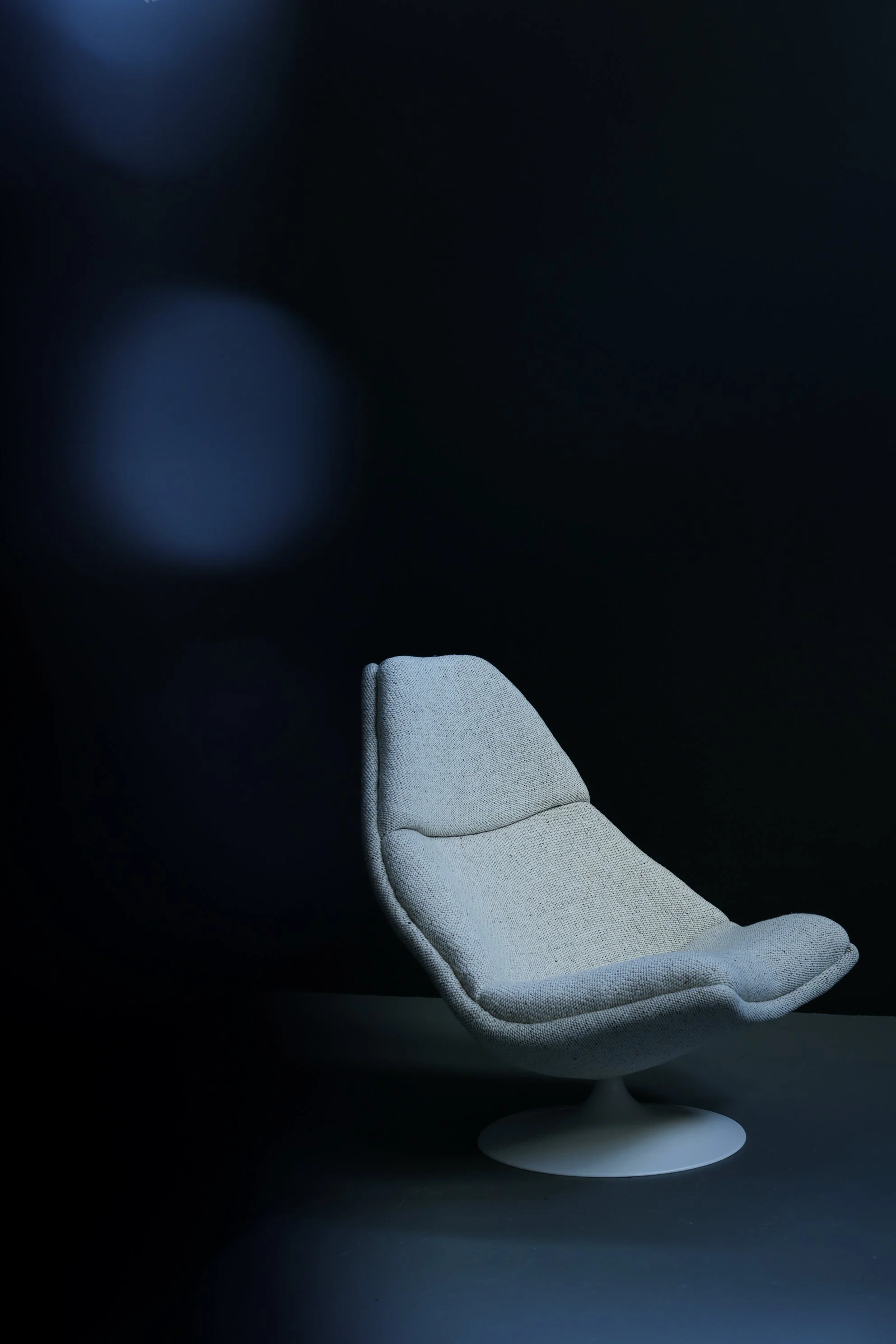 Geoffrey Harcourt F510 swivel chair for Artifort in Danish Art Weaving wool, 1960s