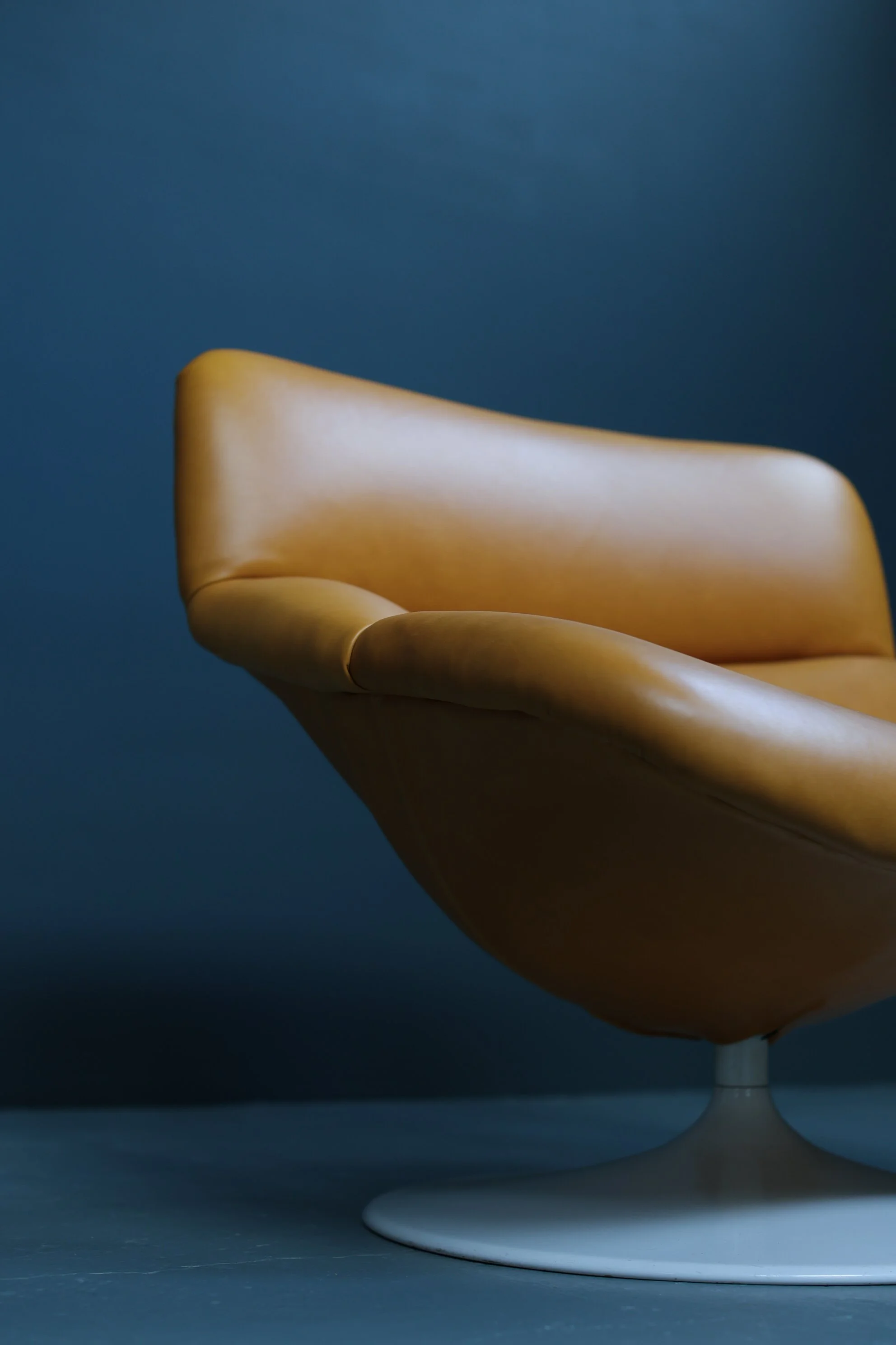 Geoffrey Harcourt F518 Lip Chair for Artifort in Yellow Leather foto 2
