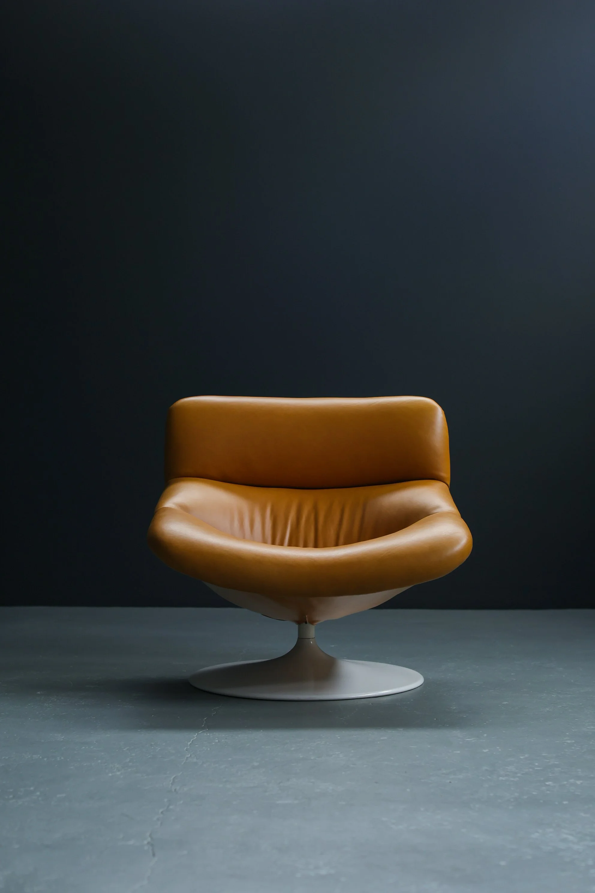 Geoffrey Harcourt F518 Lip Chair for Artifort in Yellow Leather foto 3