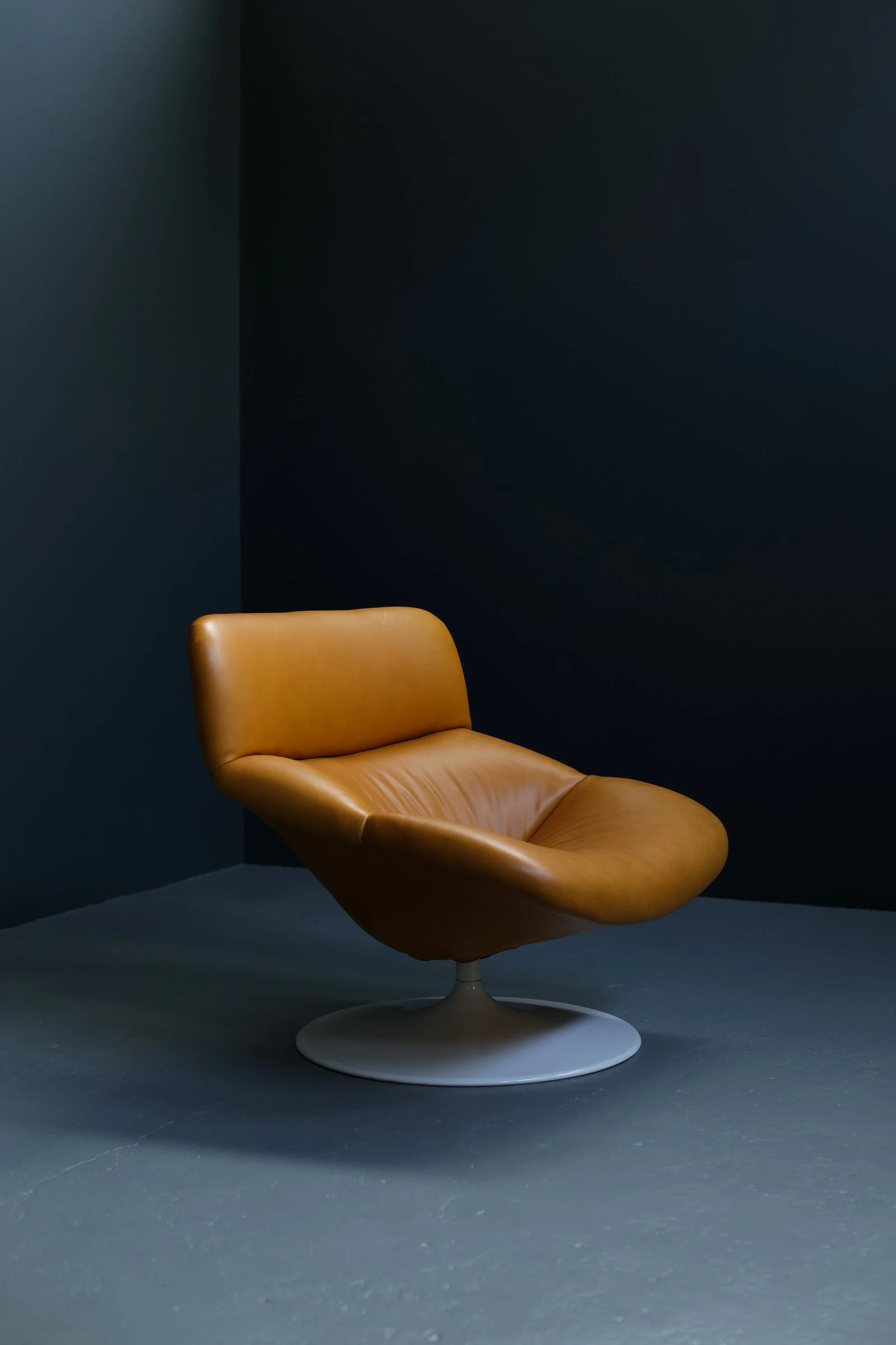 Geoffrey Harcourt F518 Lip Chair for Artifort in Yellow Leather foto 4