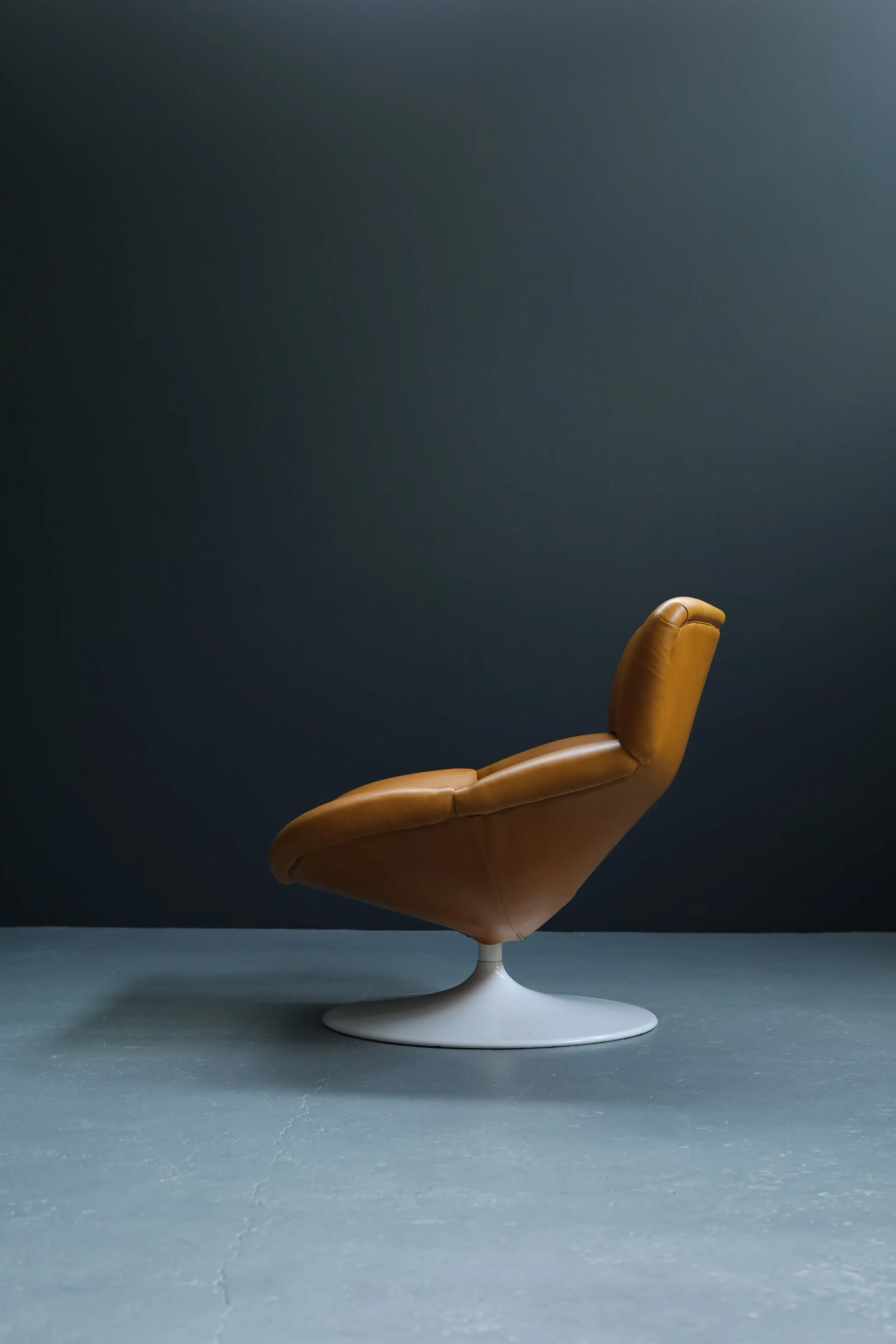 Geoffrey Harcourt F518 Lip Chair for Artifort in Yellow Leather foto 5