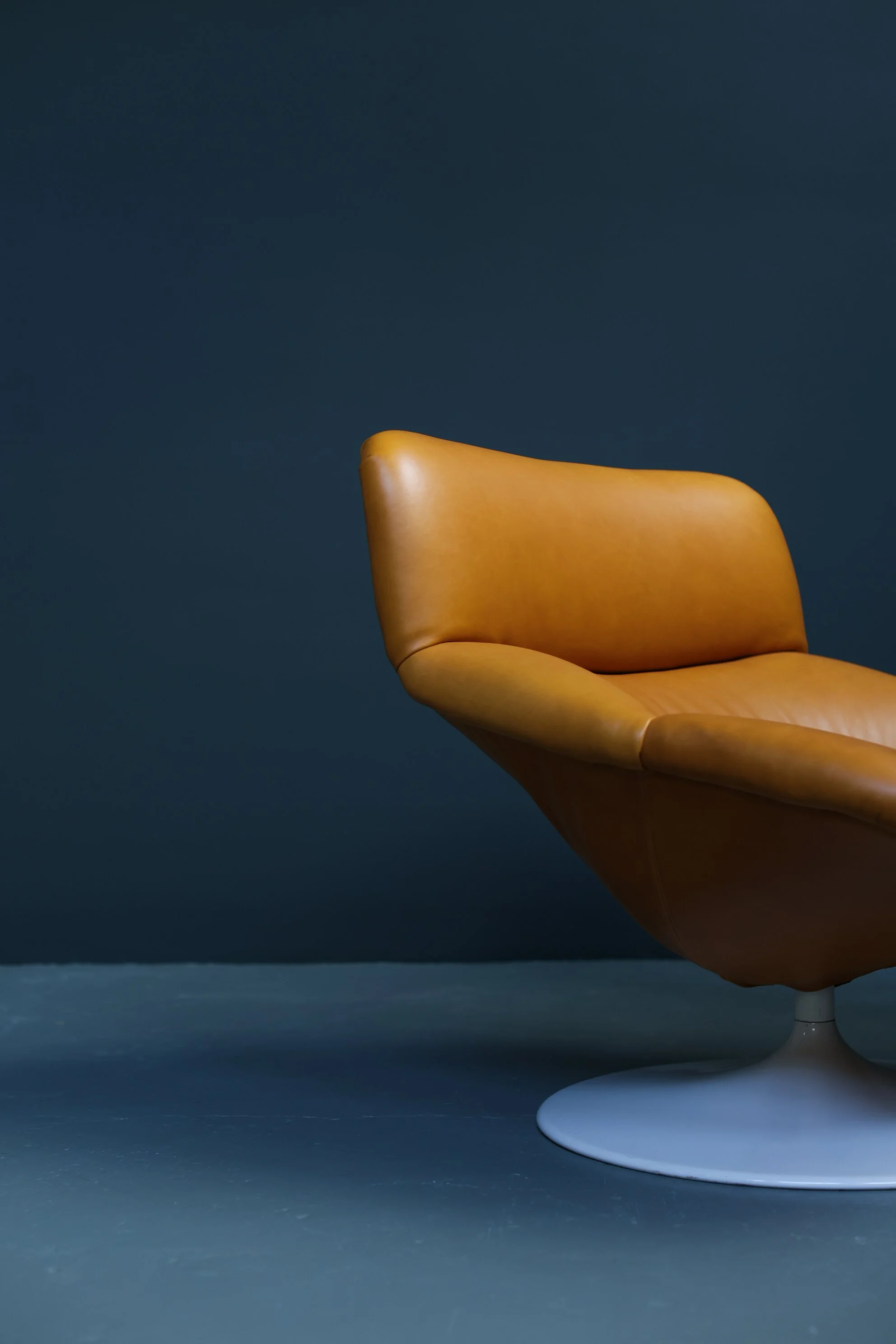 Geoffrey Harcourt F518 Lip Chair for Artifort in Yellow Leather foto 6