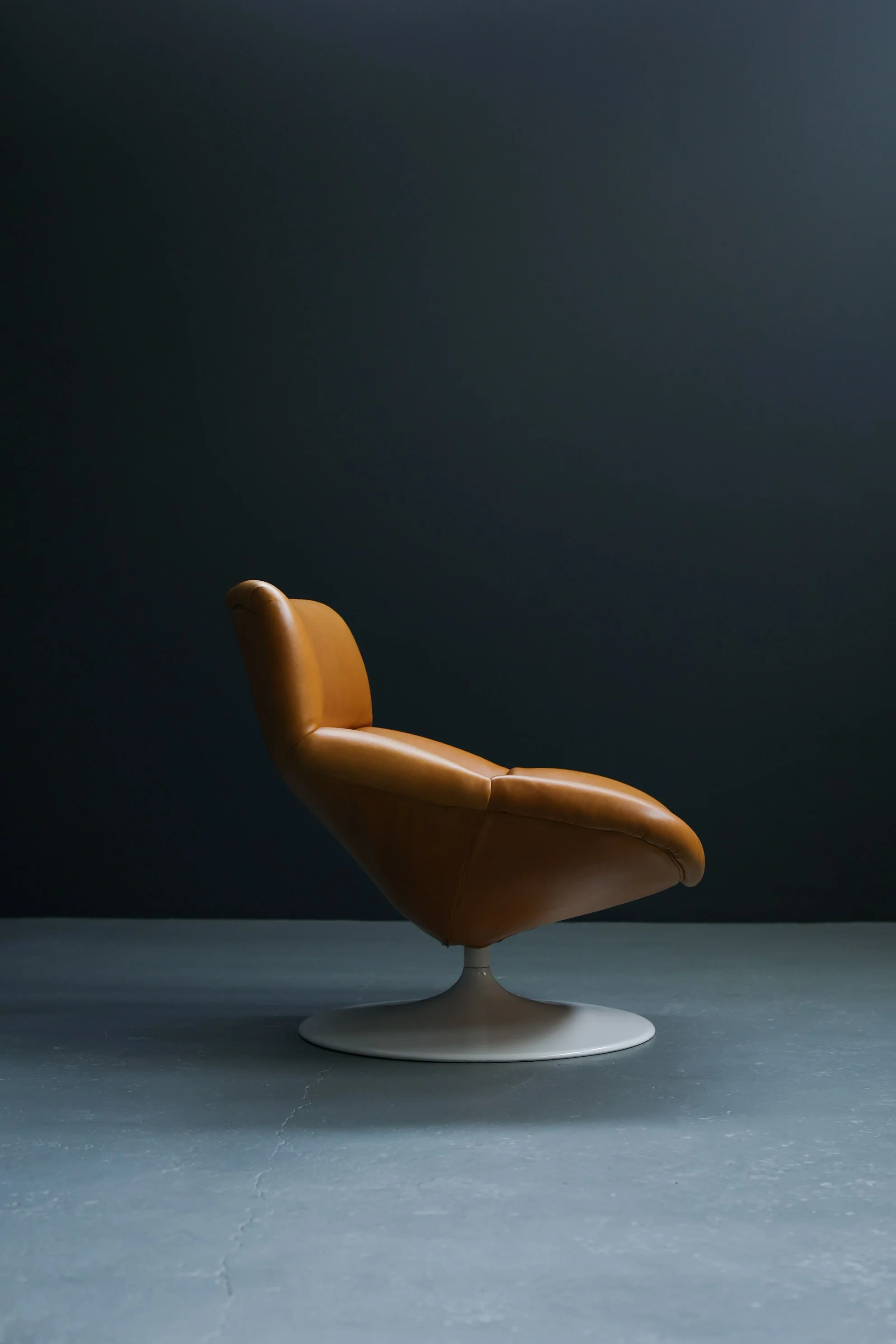 Geoffrey Harcourt F518 Lip Chair for Artifort in Yellow Leather foto 7