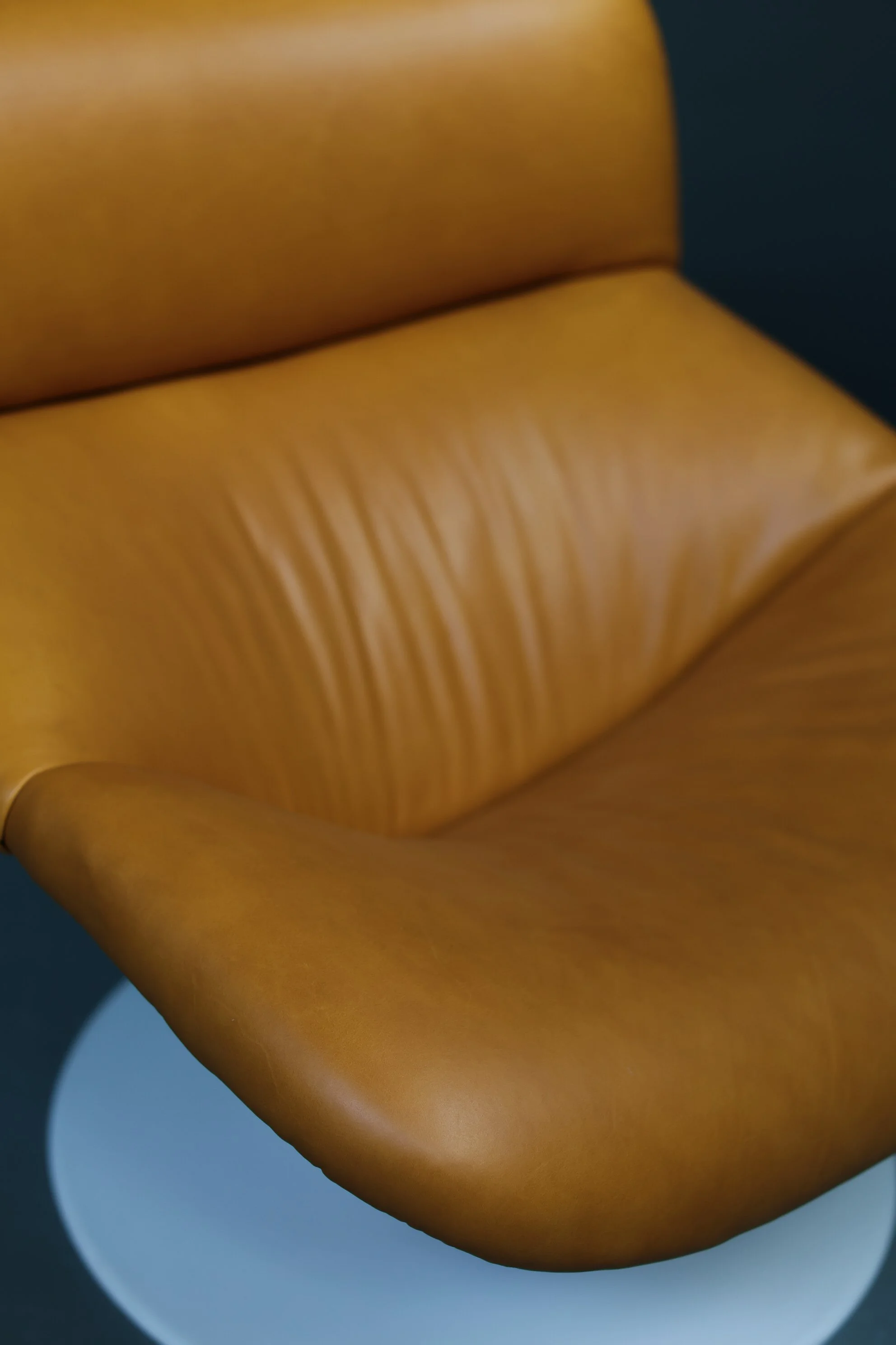 Geoffrey Harcourt F518 Lip Chair for Artifort in Yellow Leather foto 10