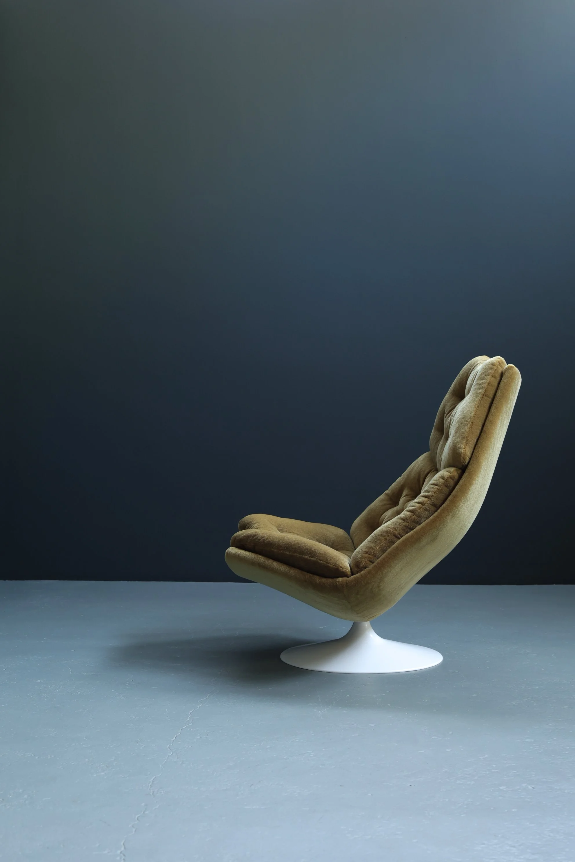 Geoffrey Harcourt F588 Lounge Chair for Artifort in Pierre Frey Mohair foto 4