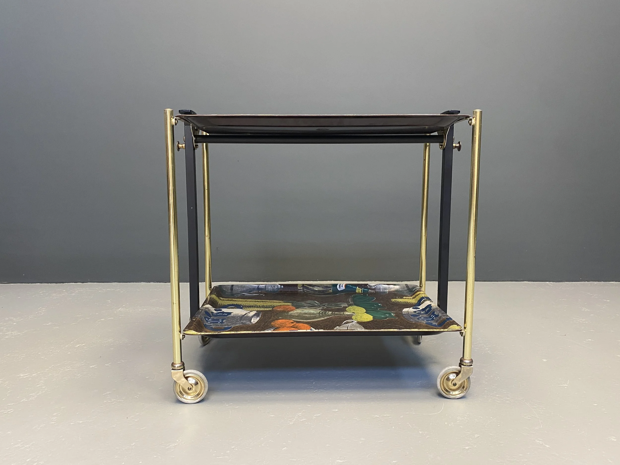 Bremshey Gerlinol Folding Serving Trolley, 1960s foto 5