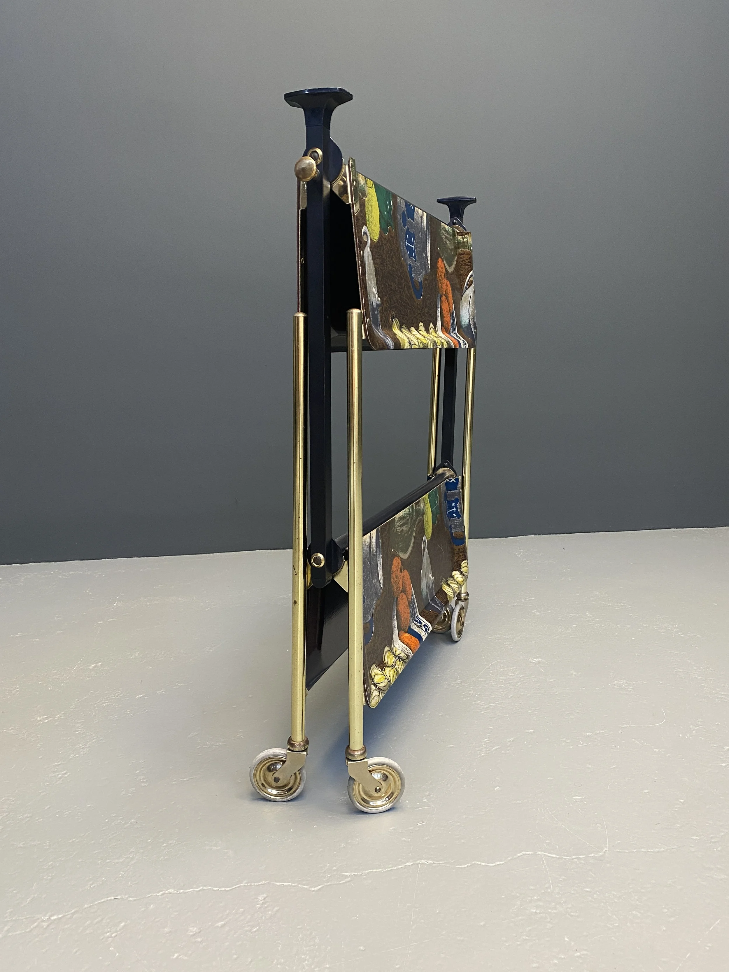 Bremshey Gerlinol Folding Serving Trolley, 1960s foto 6
