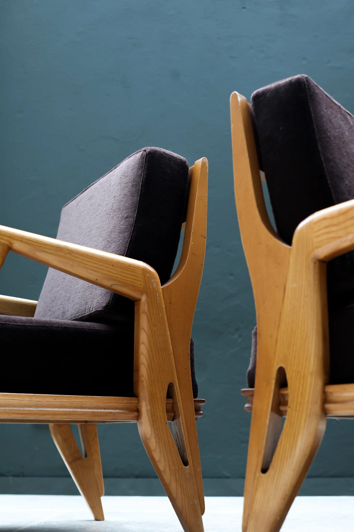 Franco Campo & Carlo Graffi Armchairs for Home, Italy 1960 foto 8