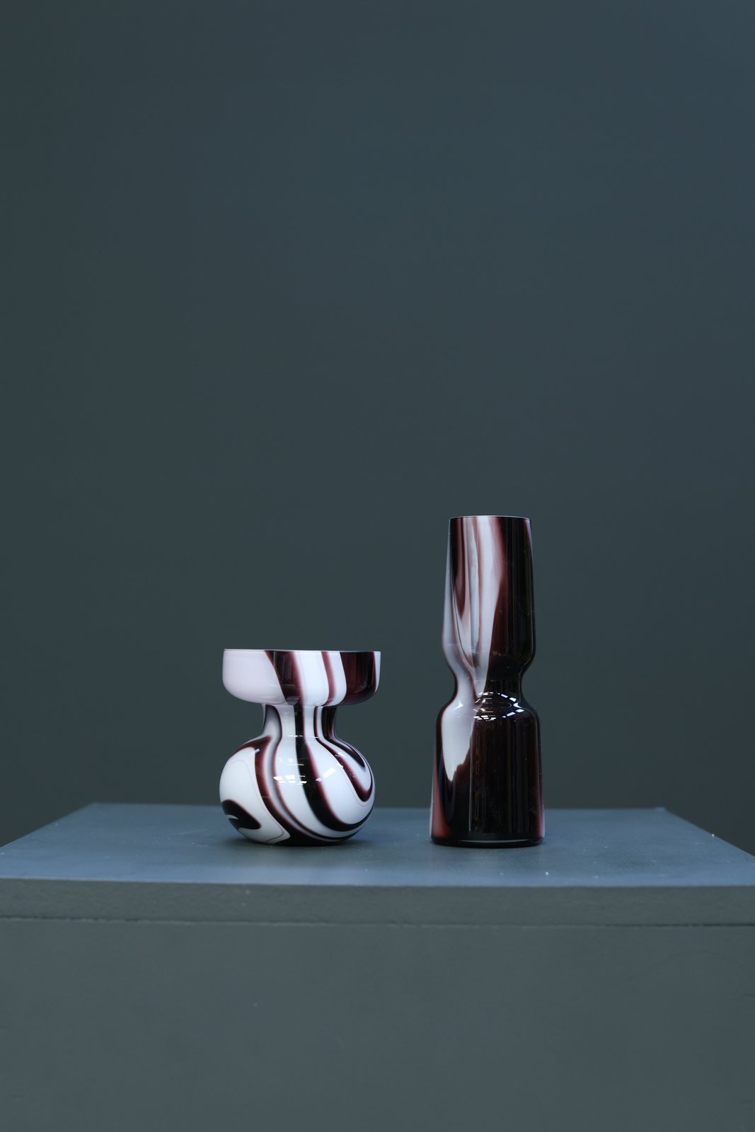Carlo Moretti Murano Glass Vases, Set of 2 foto 3