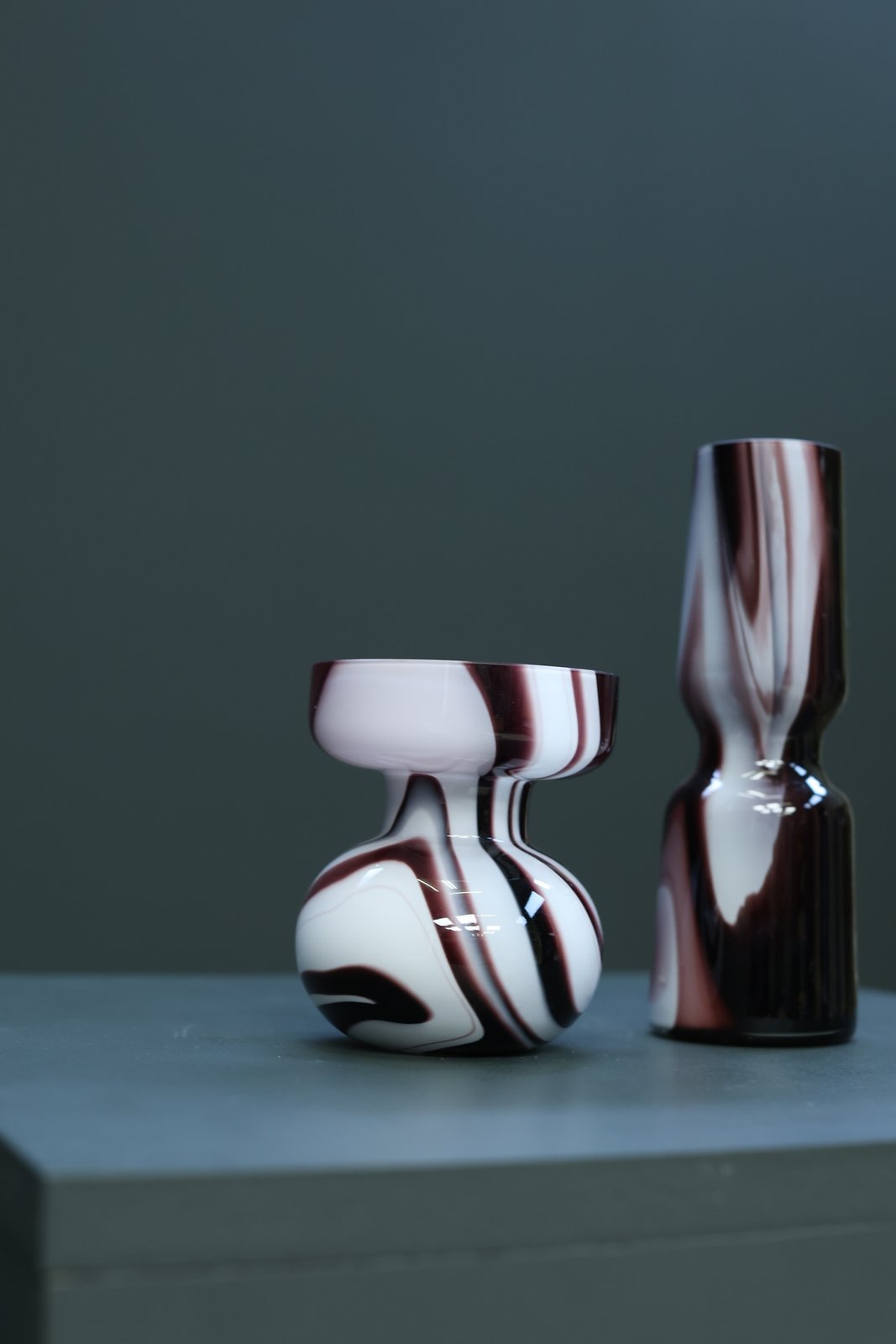 Carlo Moretti Murano Glass Vases, Set of 2 foto 4