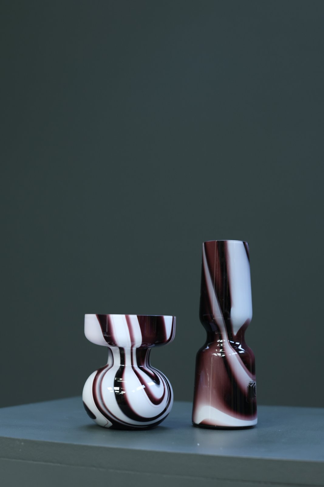 Carlo Moretti Murano Glass Vases, Set of 2 foto 6