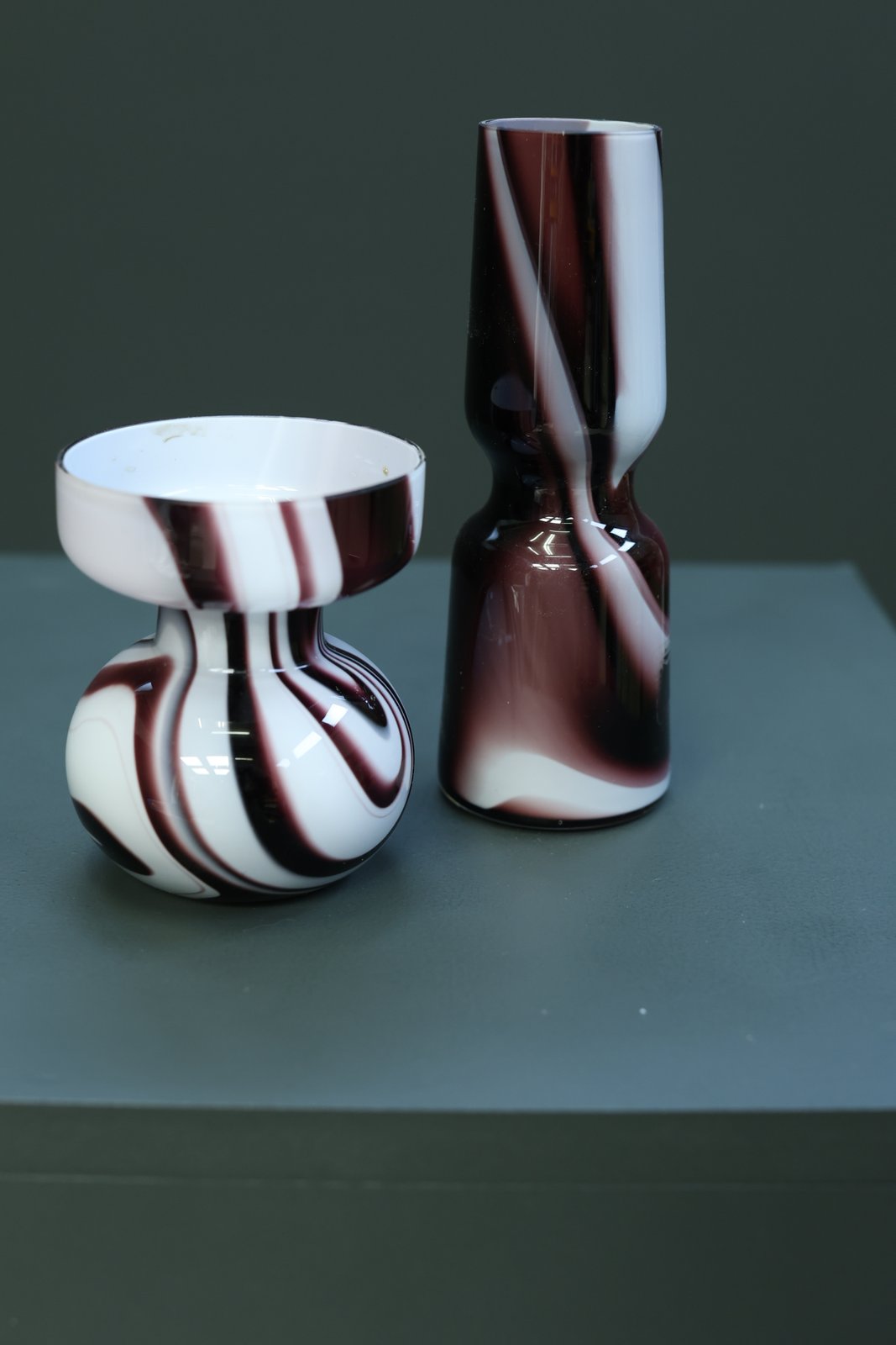 Carlo Moretti Murano Glass Vases, Set of 2 foto 7