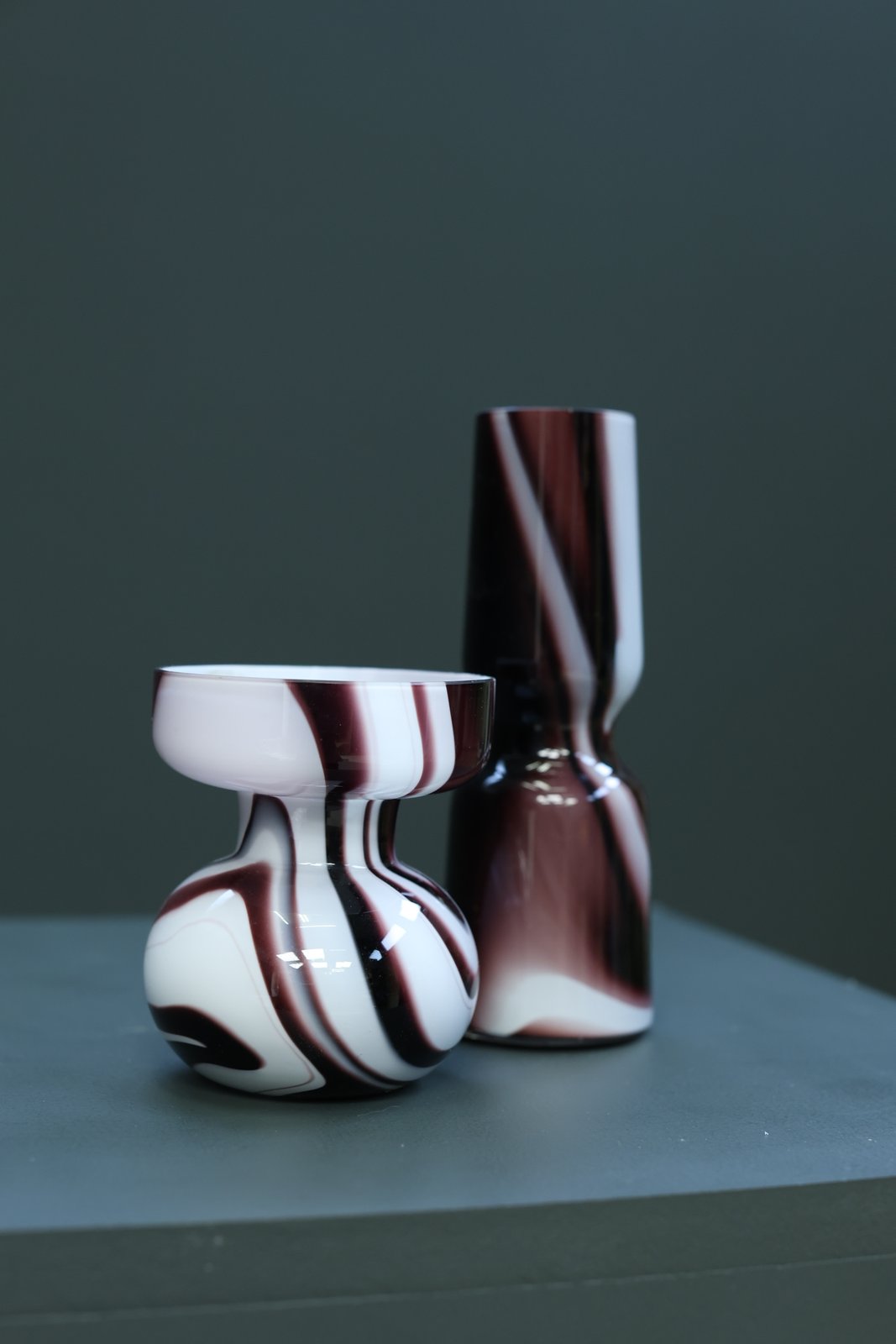 Carlo Moretti Murano Glass Vases, Set of 2 foto 9