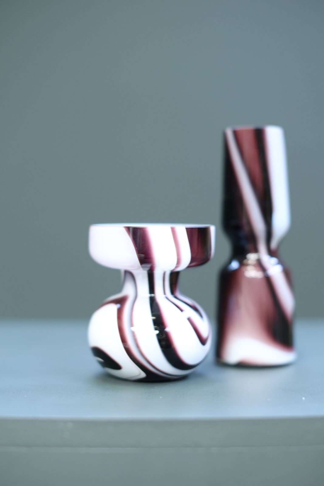 Carlo Moretti Murano Glass Vases, Set of 2 foto 10