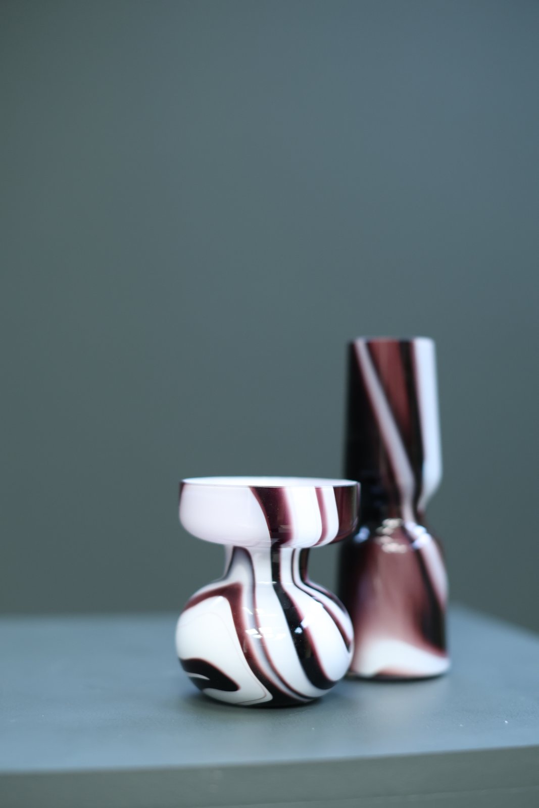 Carlo Moretti Murano Glass Vases, Set of 2 foto 11