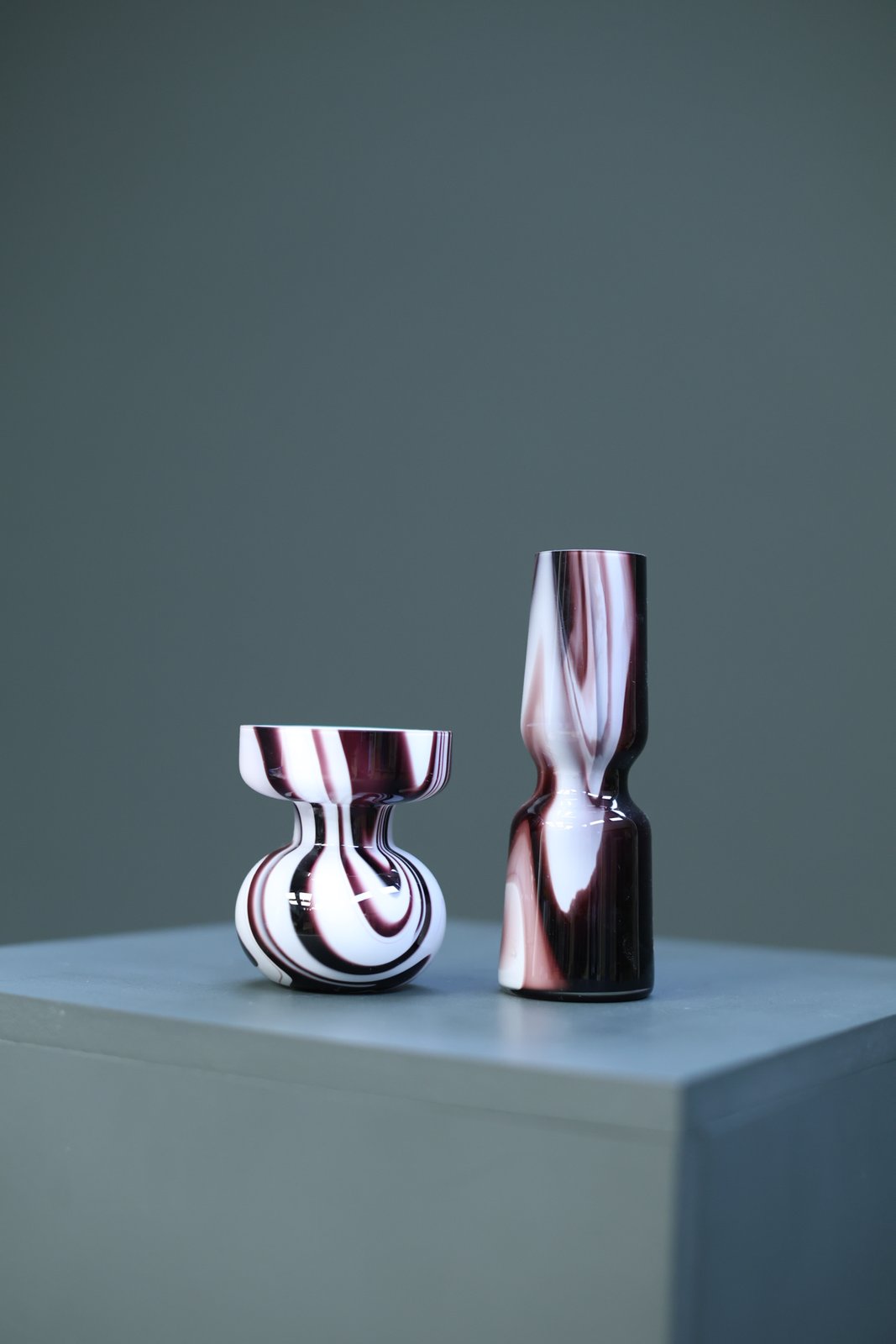 Carlo Moretti Murano Glass Vases, Set of 2 foto 18