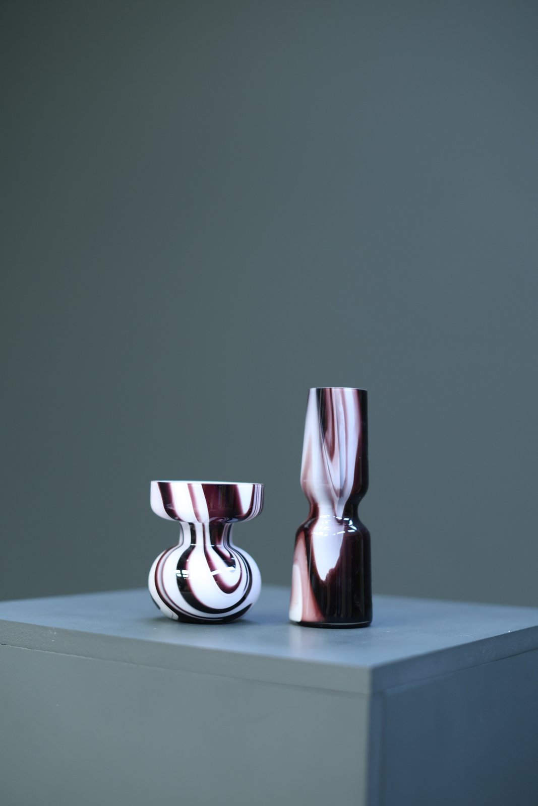 Carlo Moretti Murano Glass Vases, Set of 2 foto 19