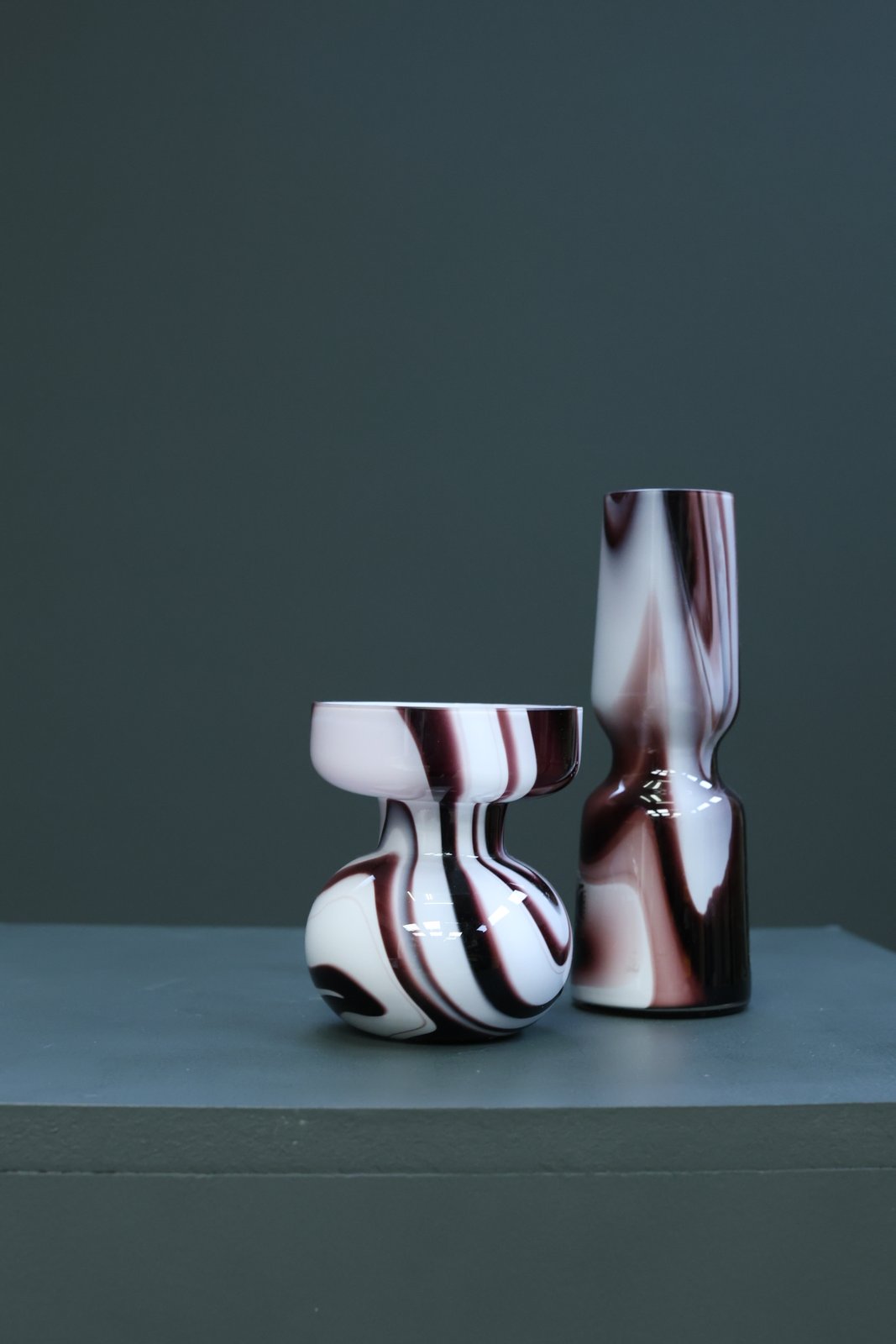 Carlo Moretti Murano Glass Vases, Set of 2 foto 26
