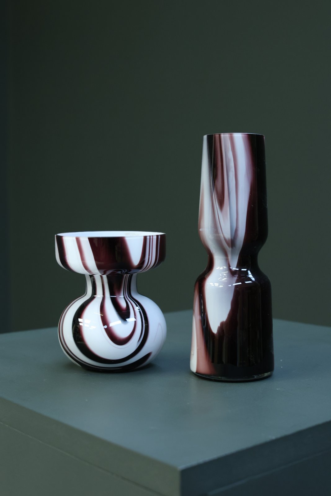 Carlo Moretti Murano Glass Vases, Set of 2 foto 27