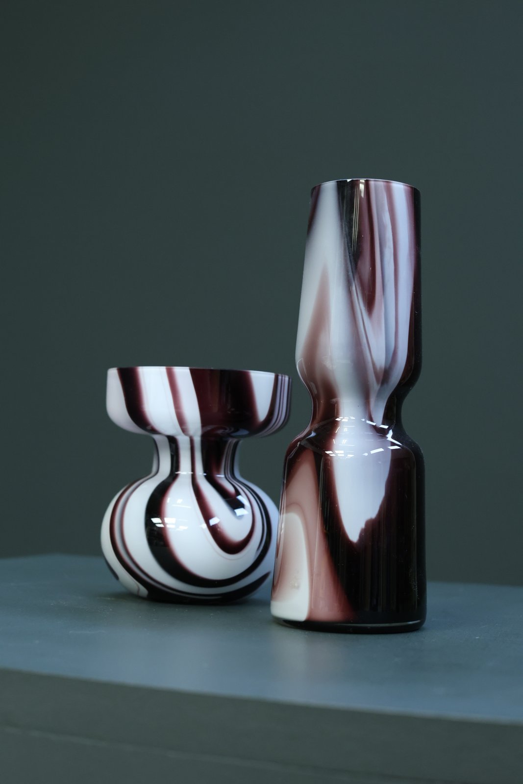 Carlo Moretti Murano Glass Vases, Set of 2 foto 34