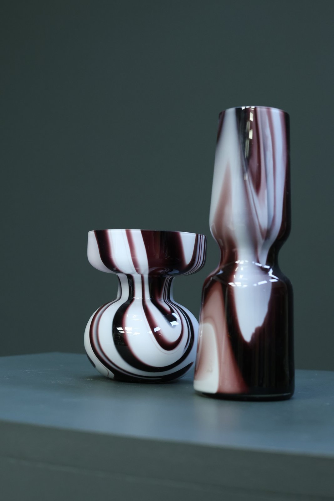 Carlo Moretti Murano Glass Vases, Set of 2 foto 35