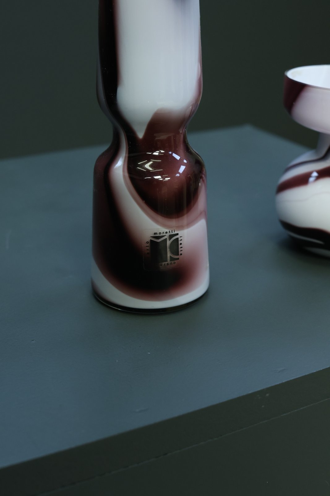 Carlo Moretti Murano Glass Vases, Set of 2 foto 38