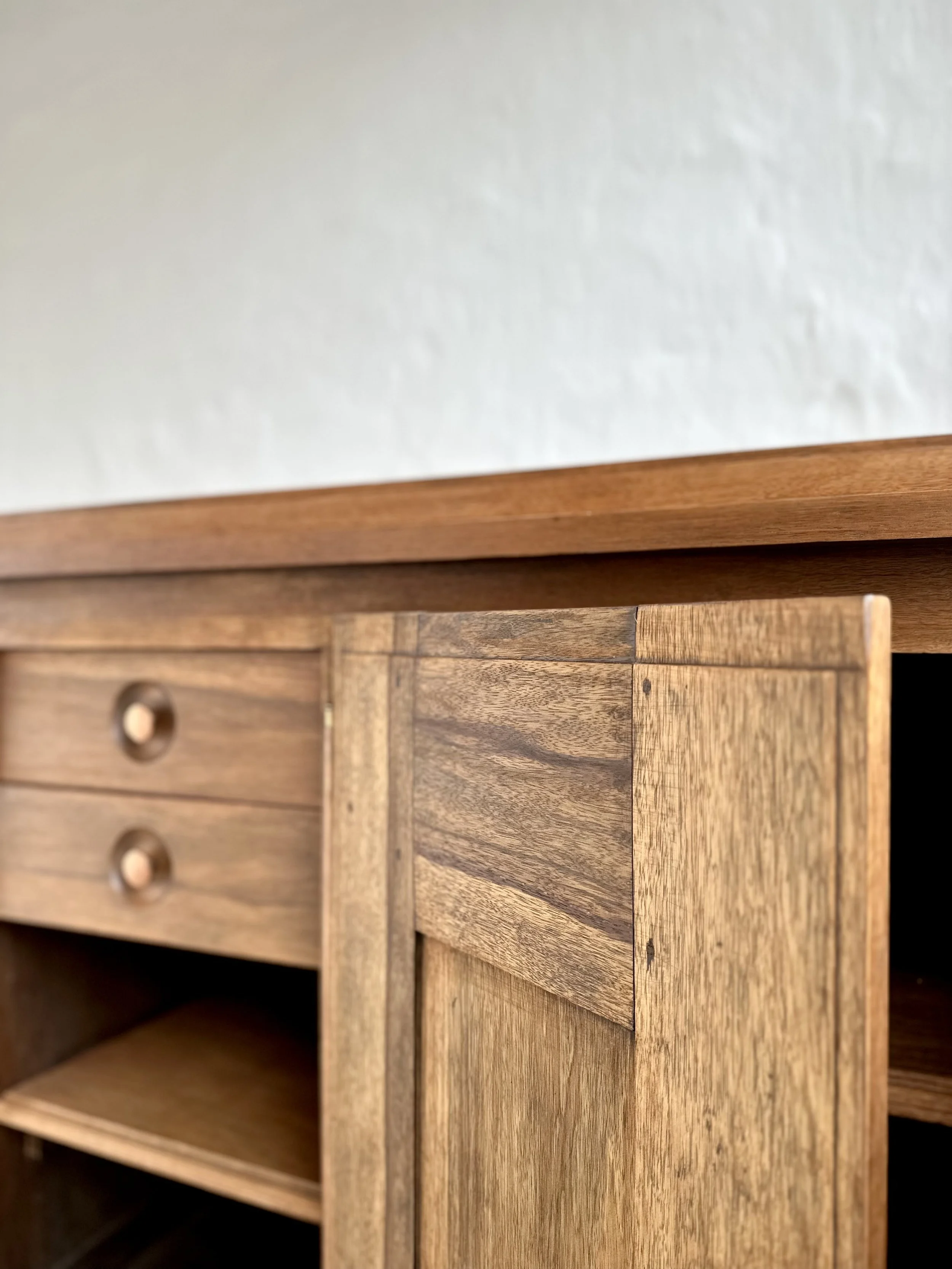 Charles Dudouyt Art Deco Oak Cabinet, France 1930s-1940s foto 10