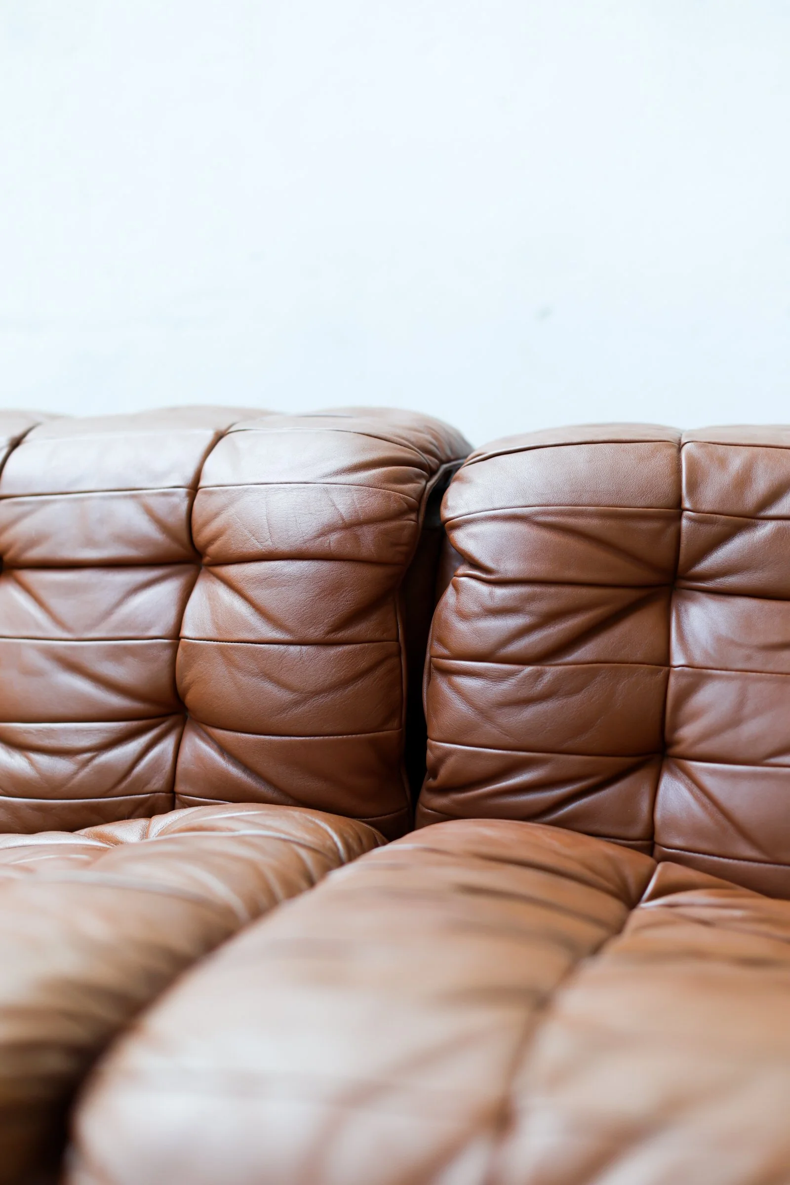 De Sede DS-11 Modular Sofa in Cognac Patchwork Leather foto 6