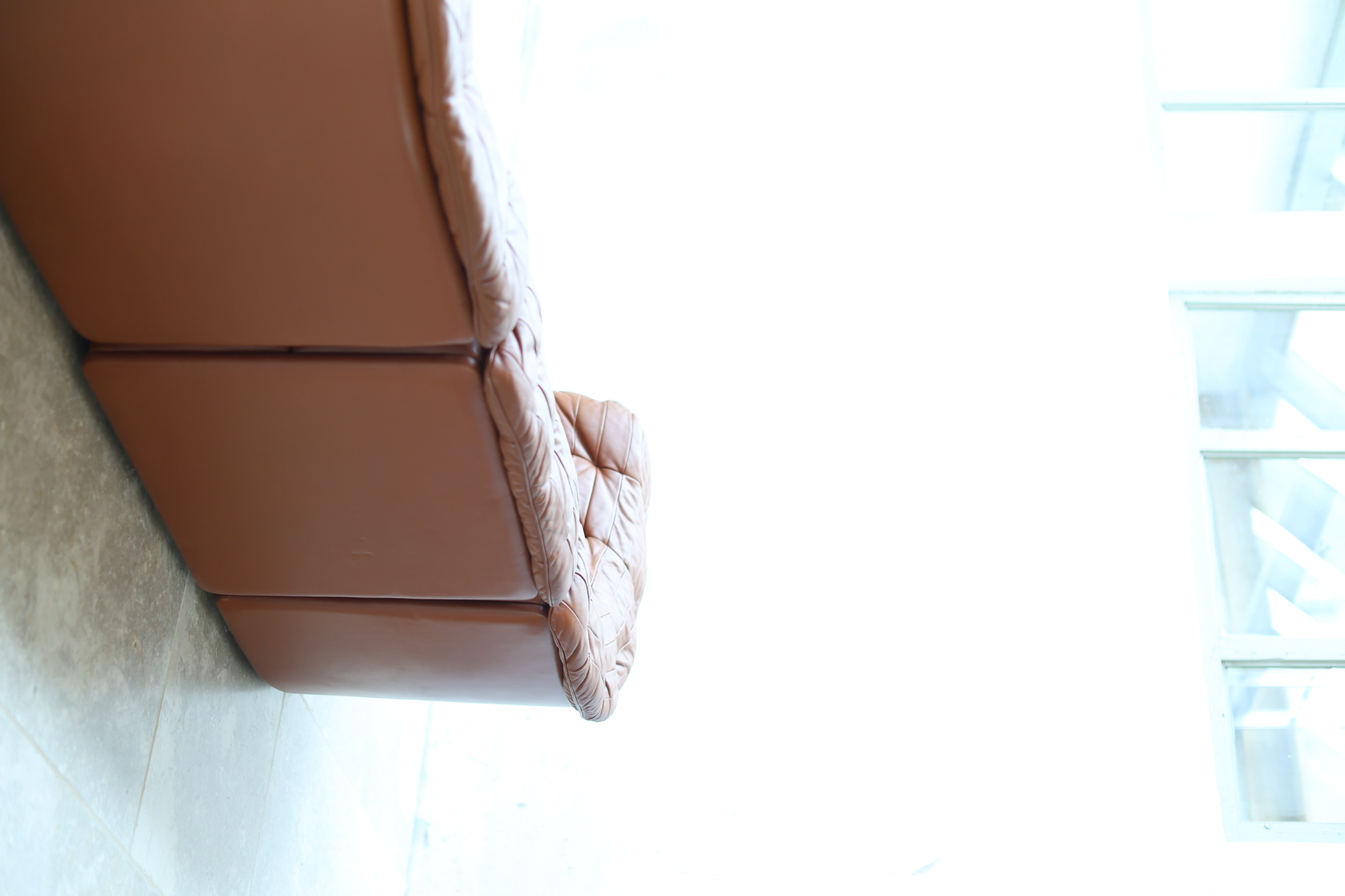 De Sede DS-11 Modular Sofa in Cognac Patchwork Leather foto 15