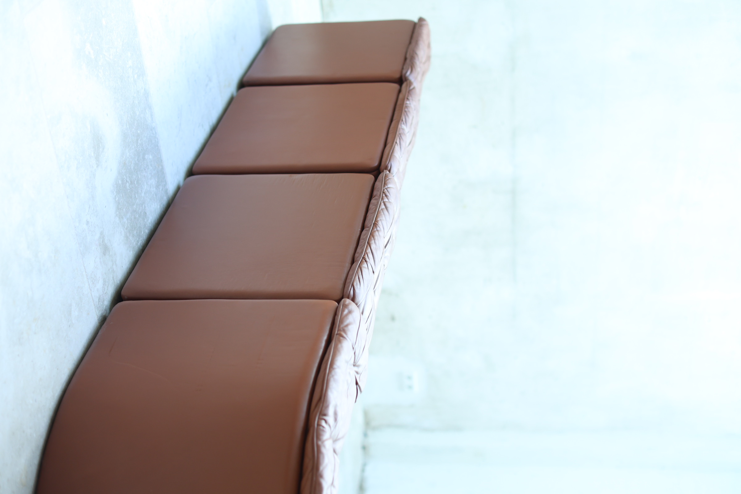 De Sede DS-11 Modular Sofa in Cognac Patchwork Leather foto 17