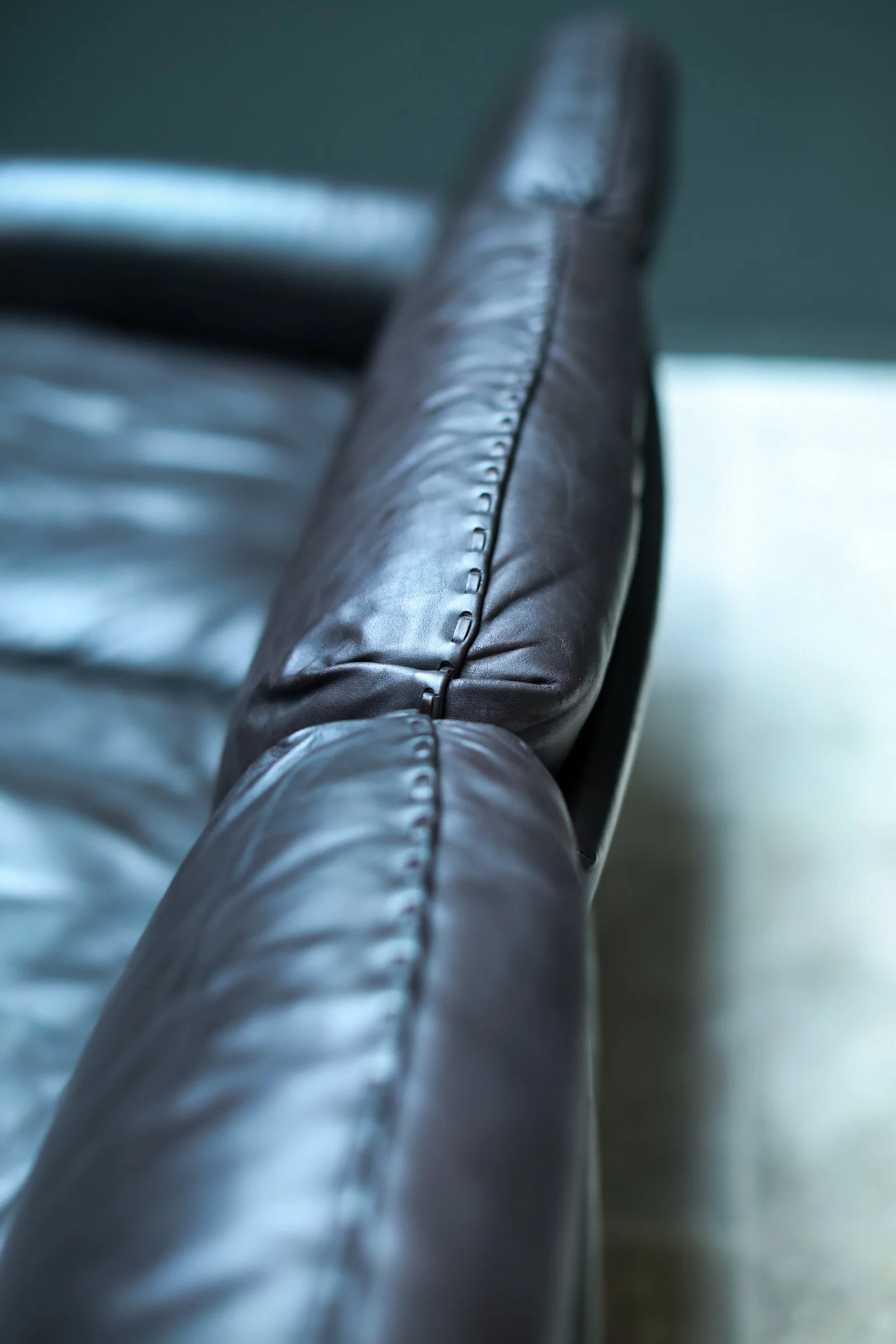 De Sede DS-31 Three-Seater Sofa in Dark Brown Leather foto 7
