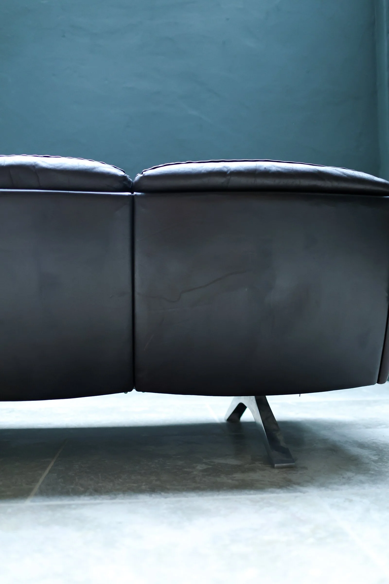 De Sede DS-31 Three-Seater Sofa in Dark Brown Leather foto 9
