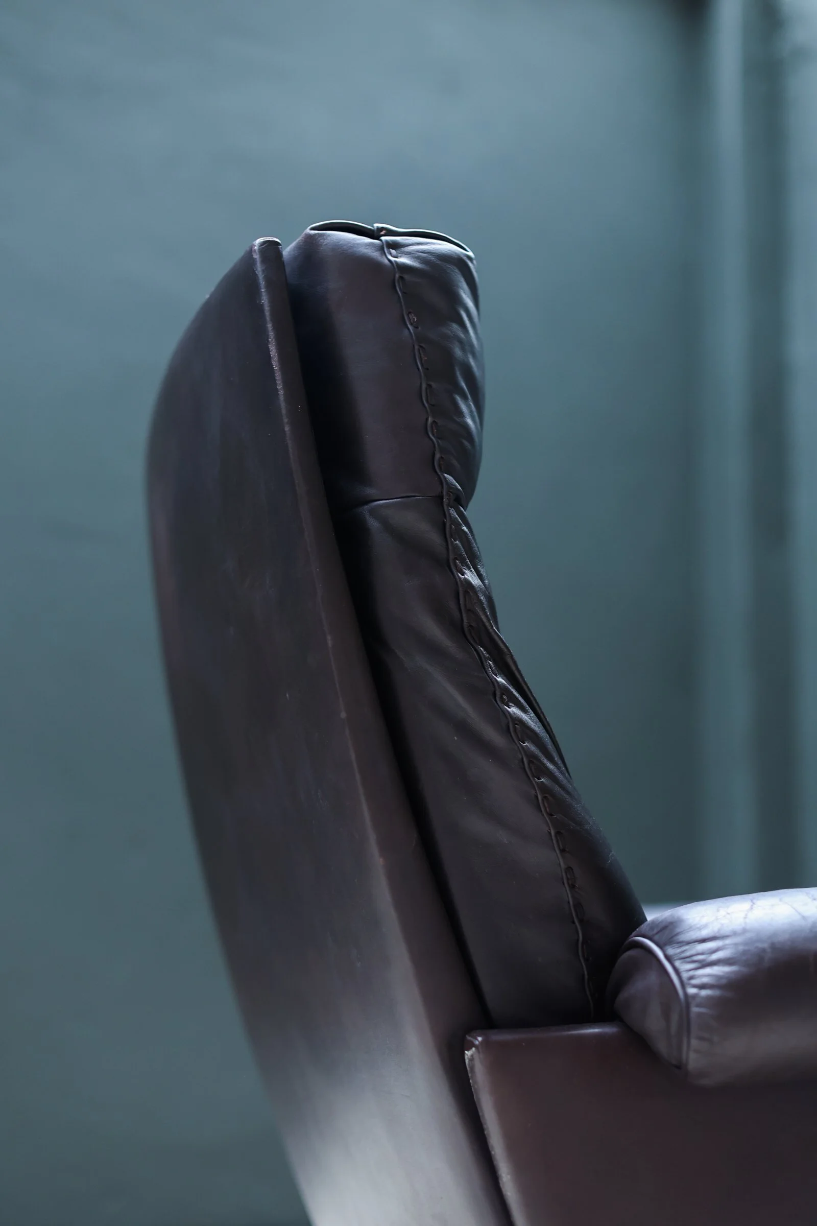 De Sede DS-31 Swivel Lounge Chair in Brown Leather foto 6