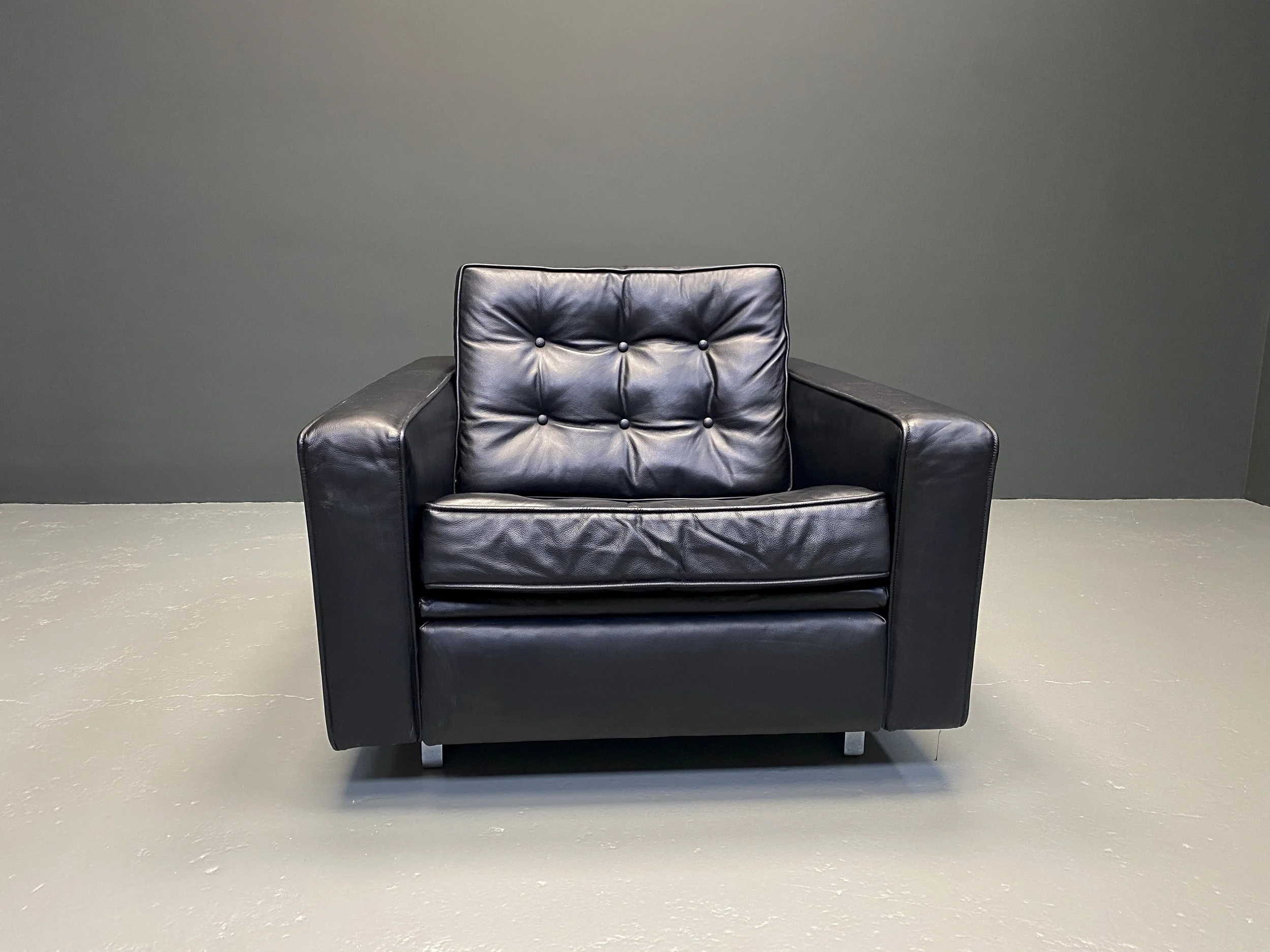 De Sede 'New York' Armchair and Ottoman by Robert Haussmann foto 6