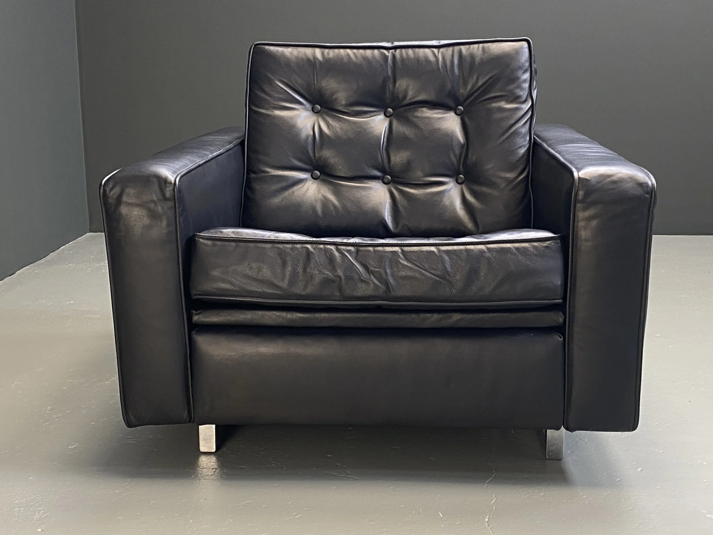 De Sede 'New York' Armchair and Ottoman by Robert Haussmann foto 11