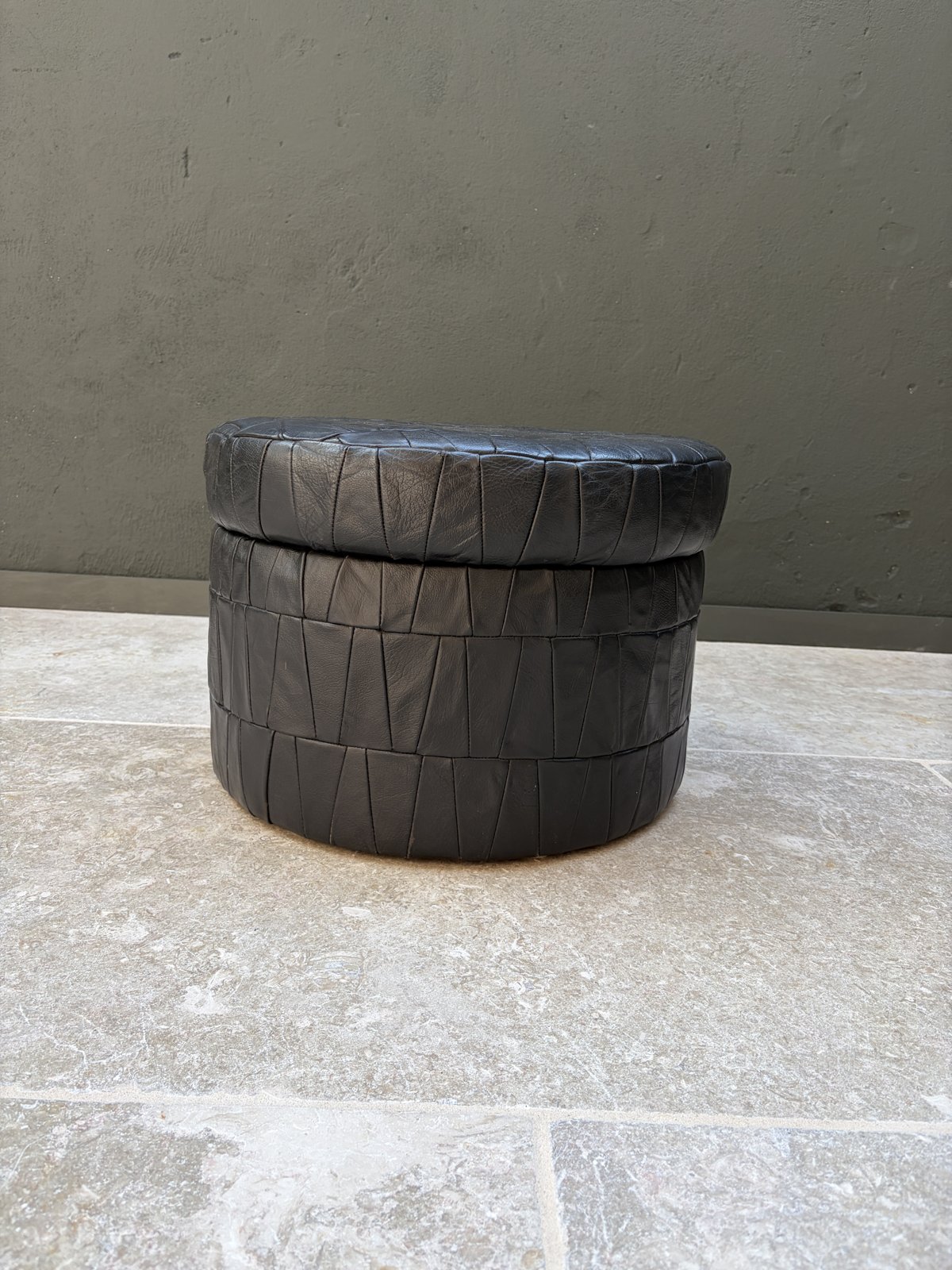 De Sede Patchwork Leather Pouf foto 9