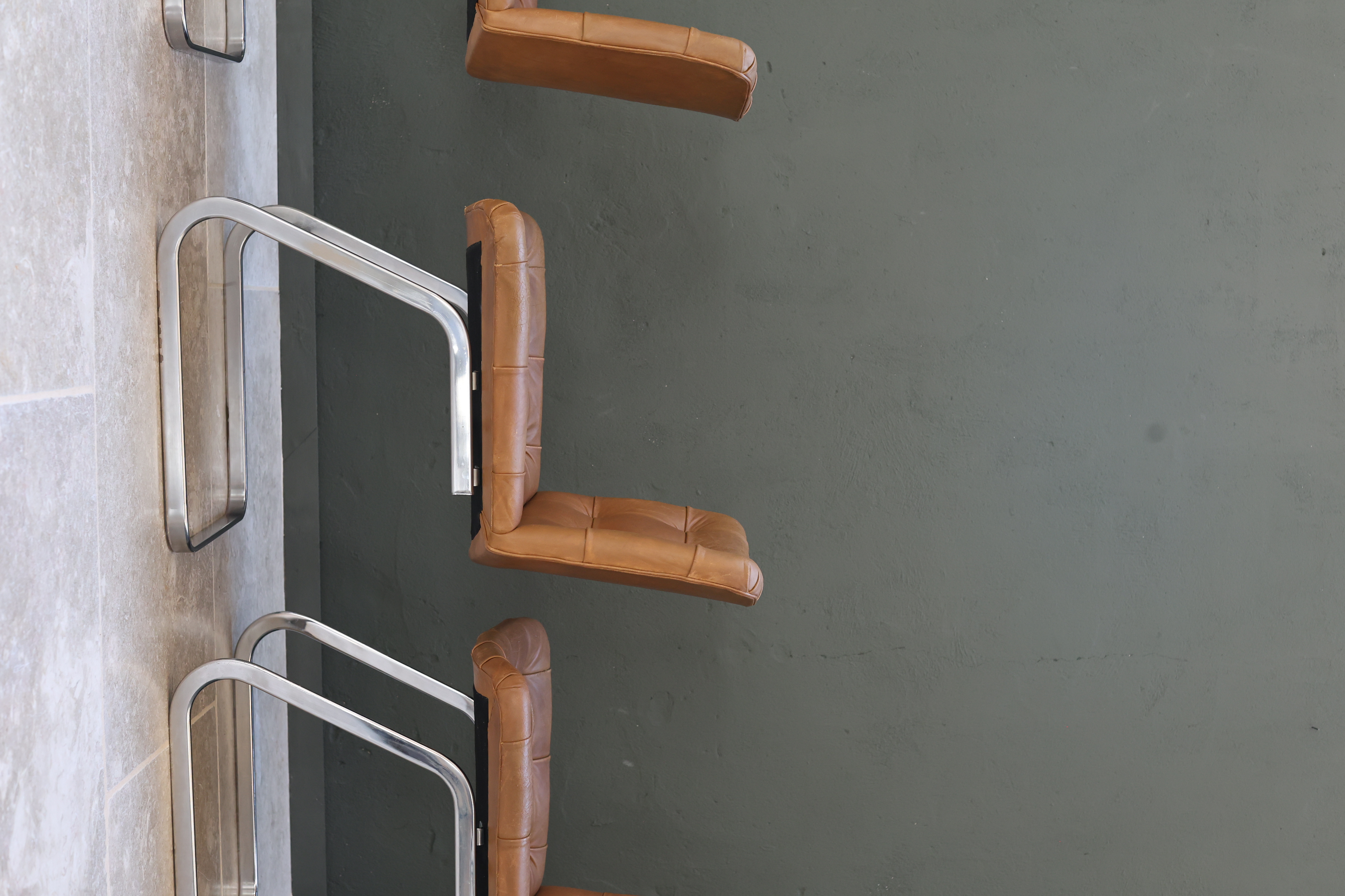 Robert Haussmann RH-304 'UNESCO' Dining Chairs for De Sede, Set of 4 foto 9